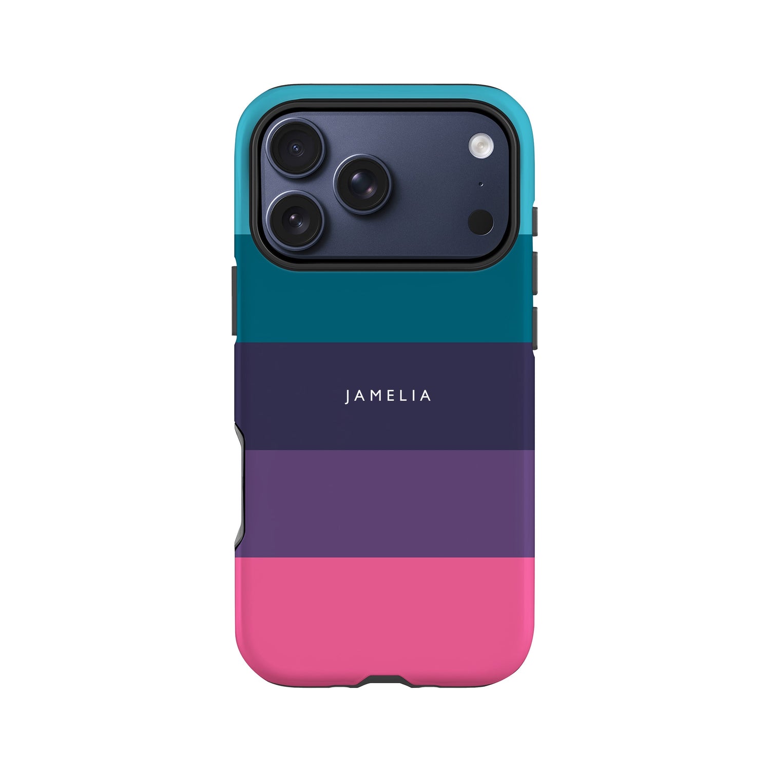 Personalised Colourful Stripes Phone Case iPhone 17 Pro Phone Case