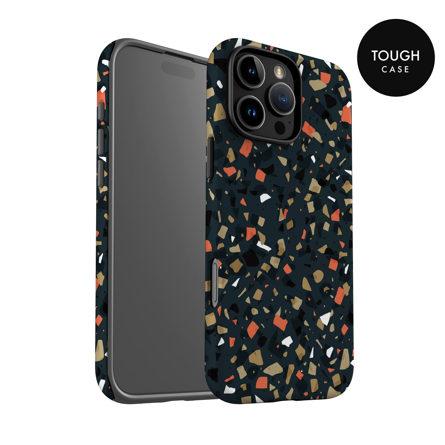 Orange Toffee Terrazzo Phone Case Phone Case