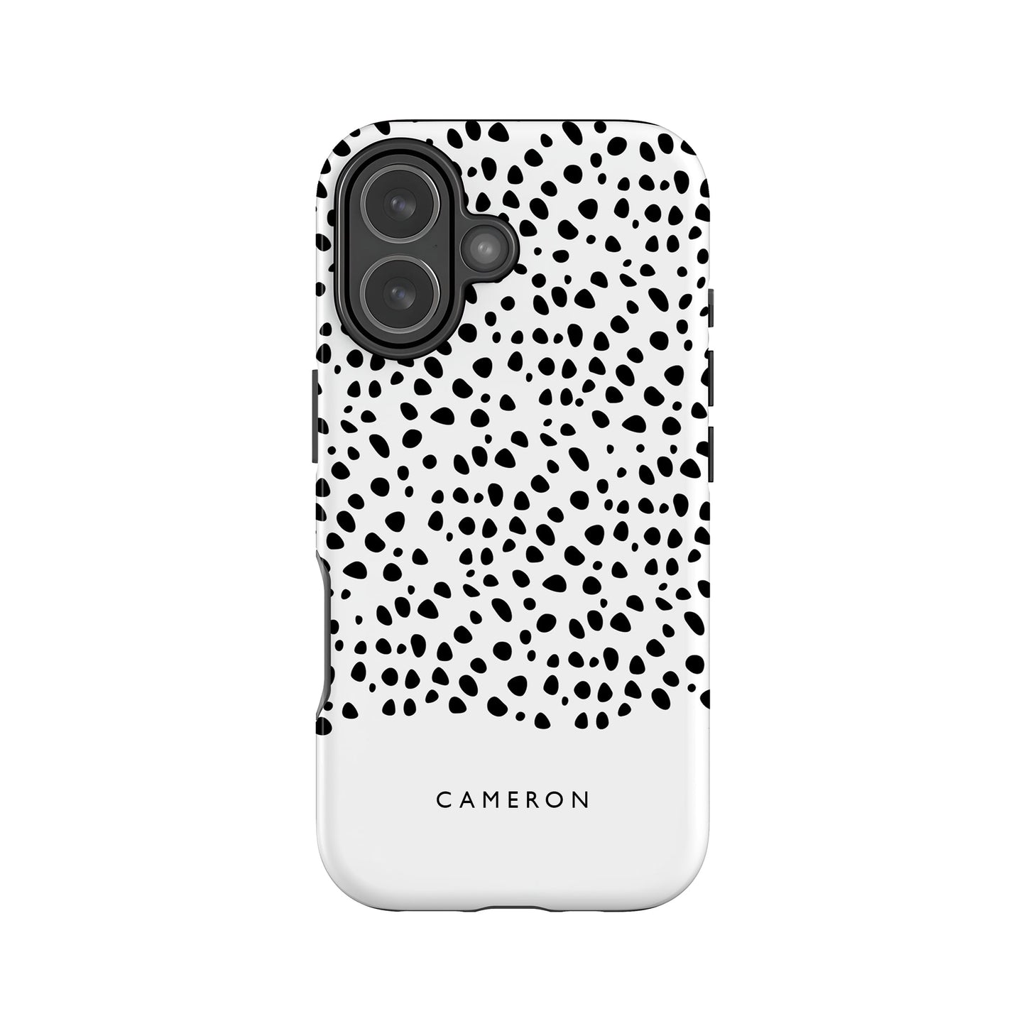 Personalised Black Dots Phone Case iPhone 17 Phone Case