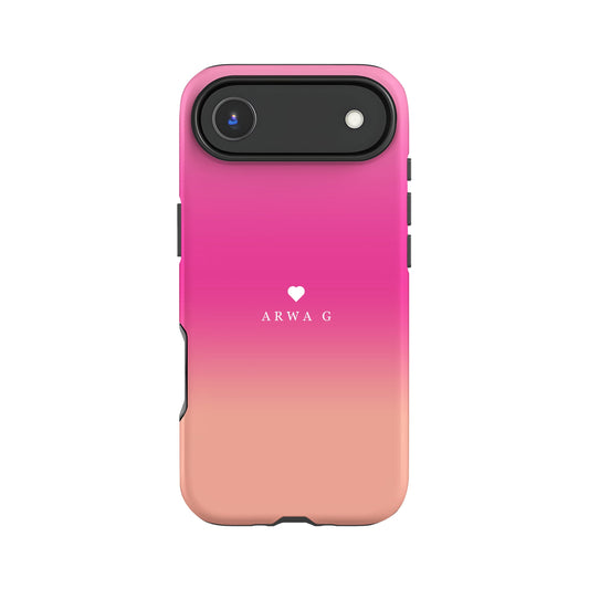 Personalised Pink Ombré Phone Case Phone Case