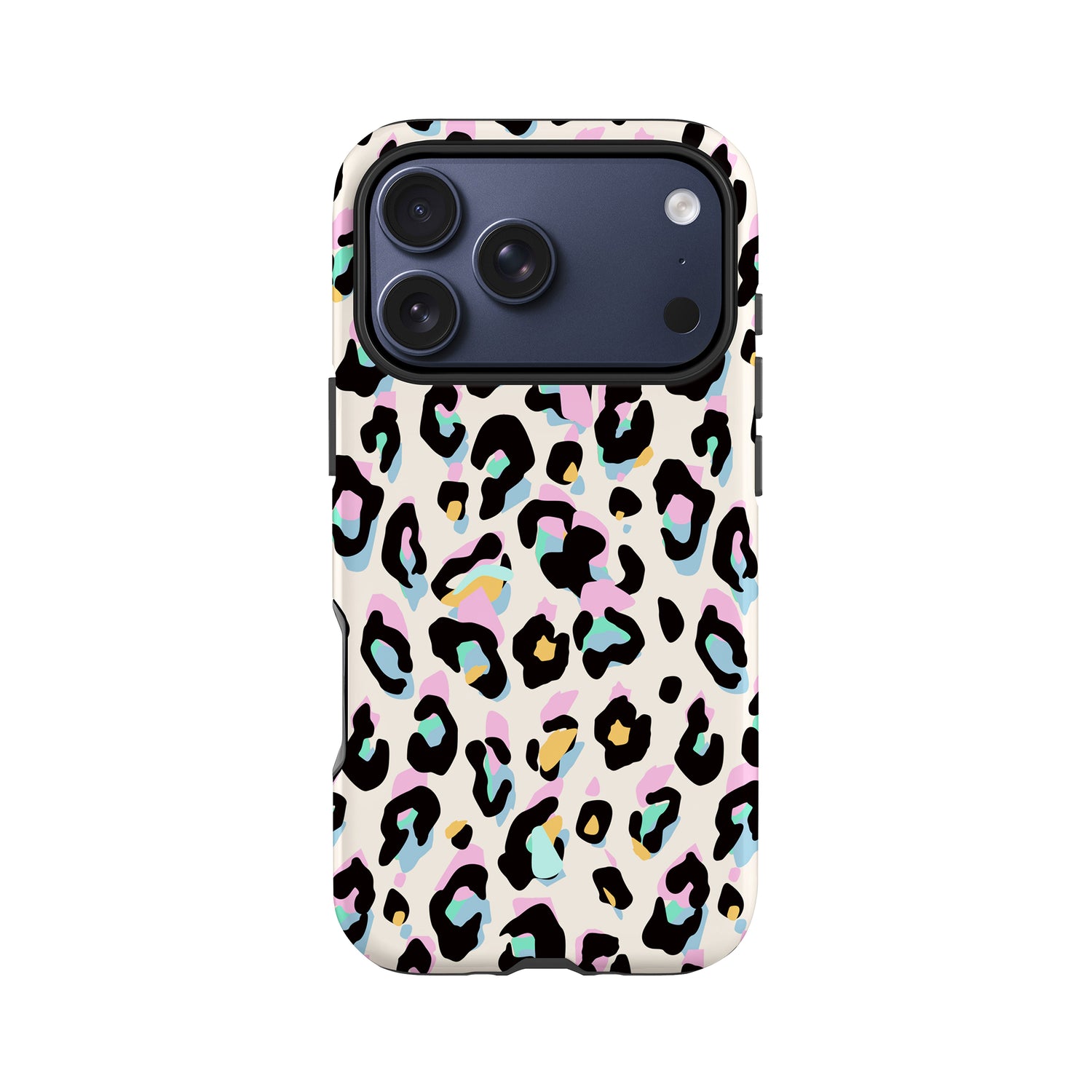 Multicolour Ditsy Leopard Print Phone Case iPhone 17 Pro Phone Case