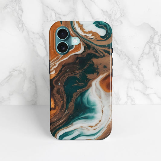 Mocha Marble Print Case  Phone Case