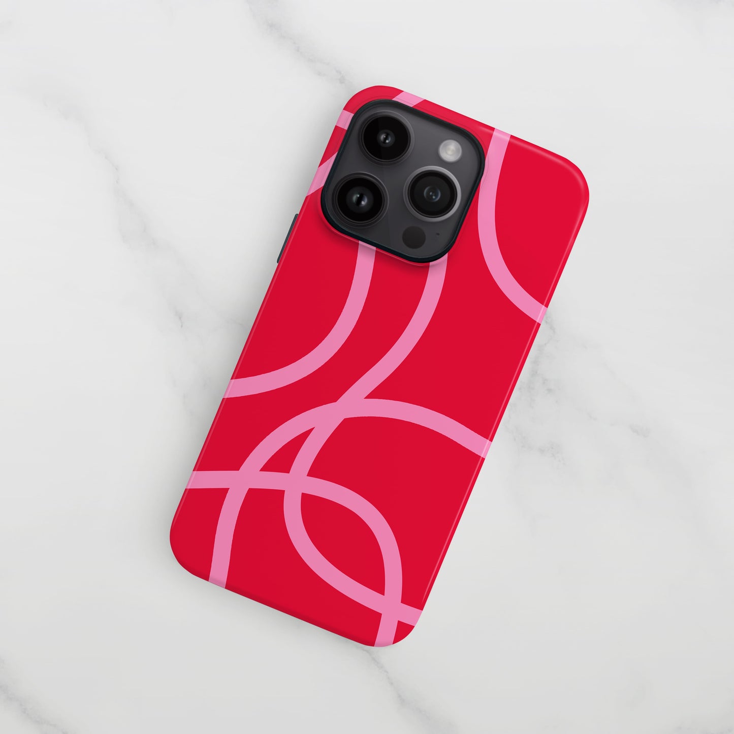 Abstract Red and Pink Lines Case  Phone Case