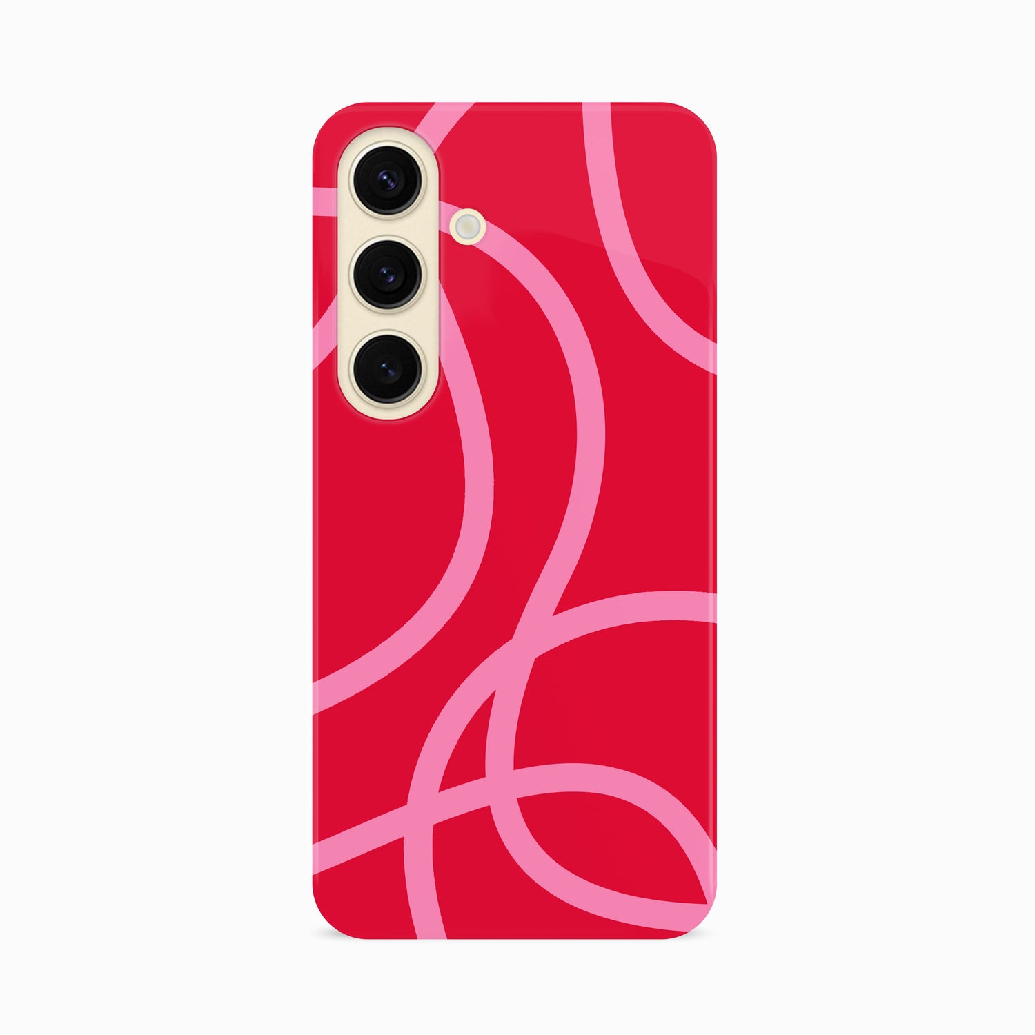 Abstract Red and Pink Lines Case Phone Case