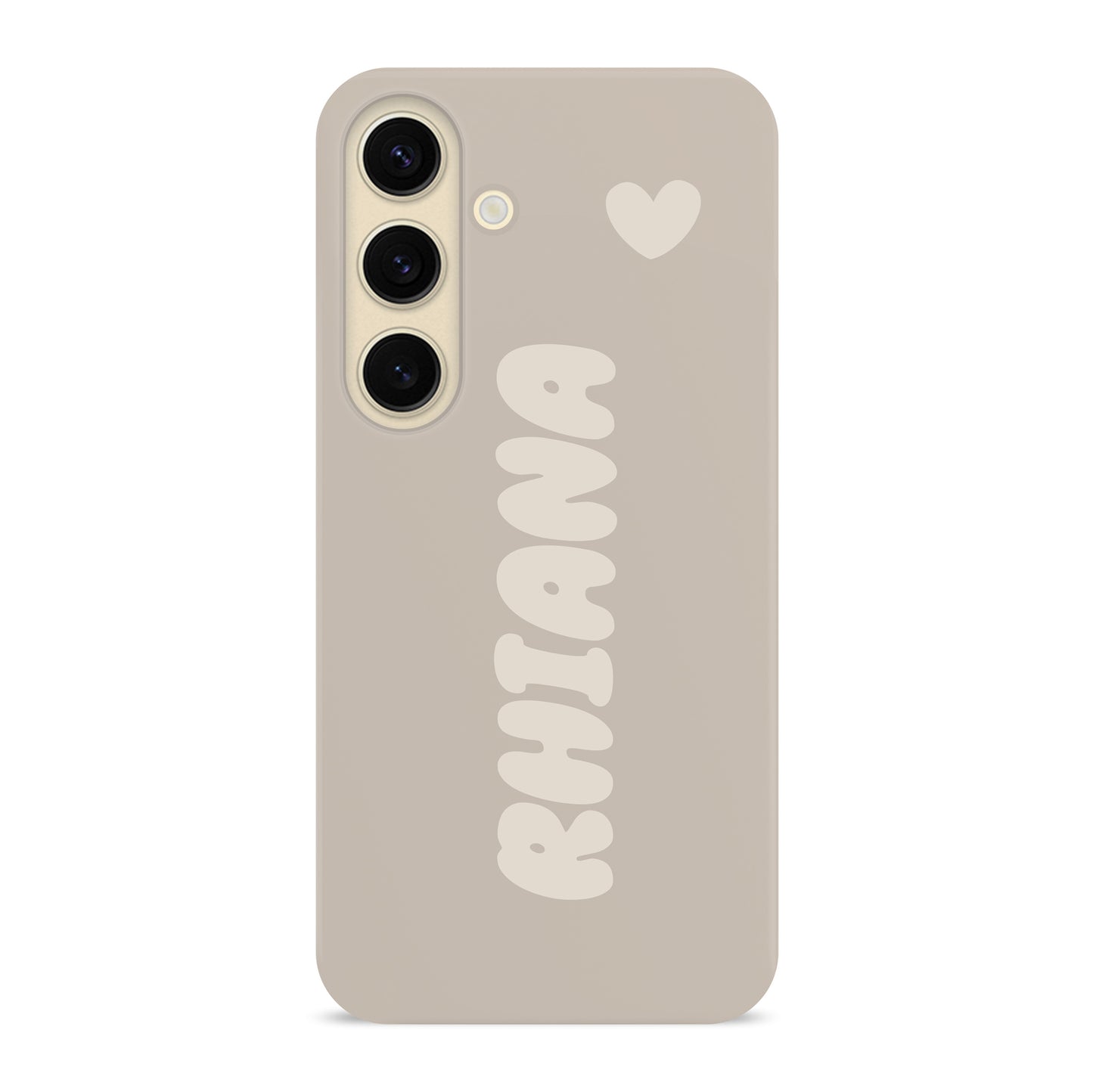 Custom Beige Bubble Name Case Phone Case