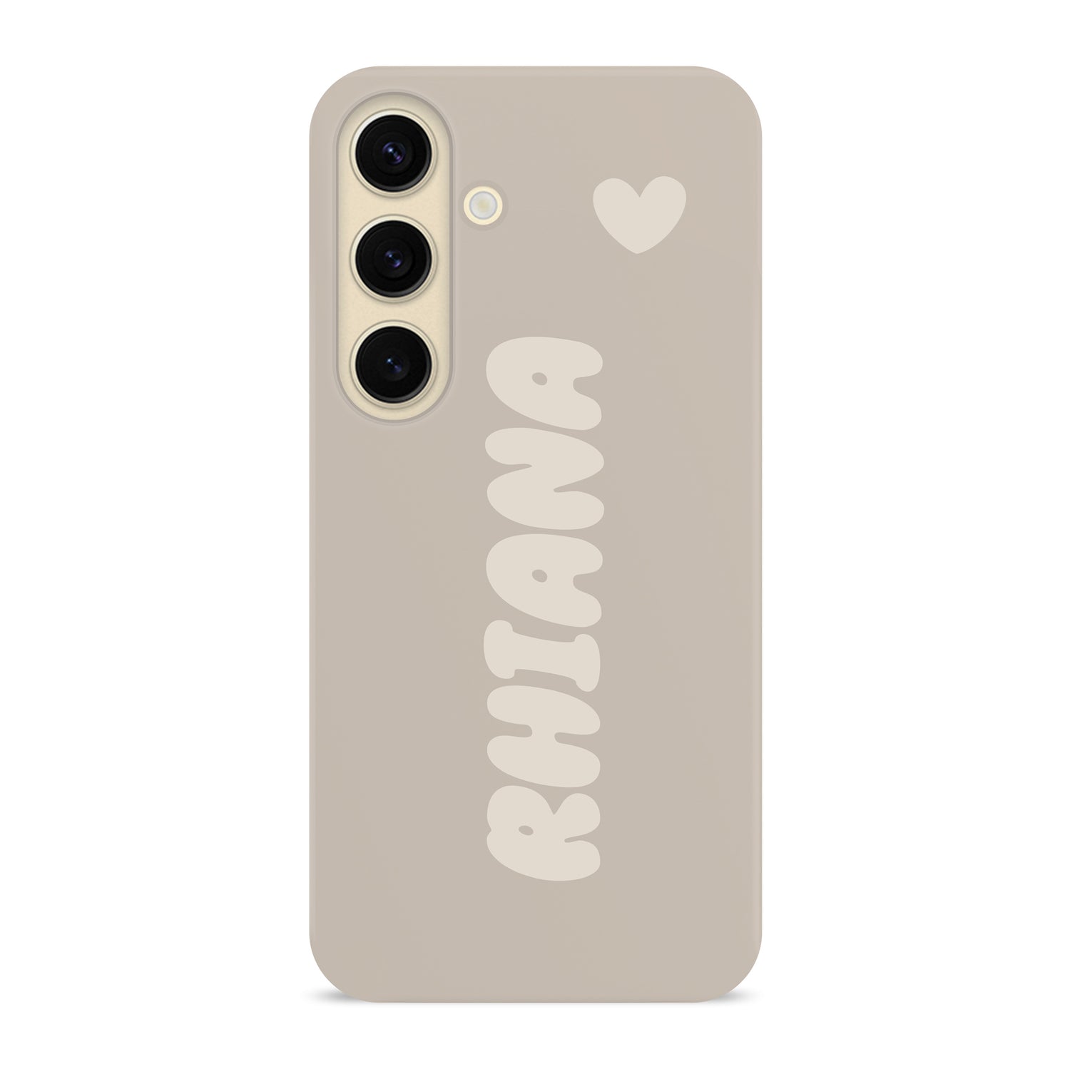 Custom Beige Bubble Name Case Phone Case