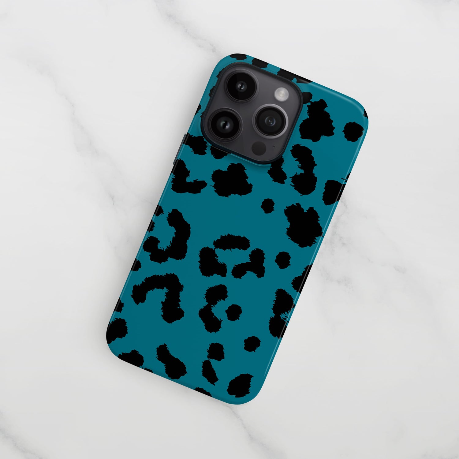 Blue Leopard Print Phone Case  Phone Case
