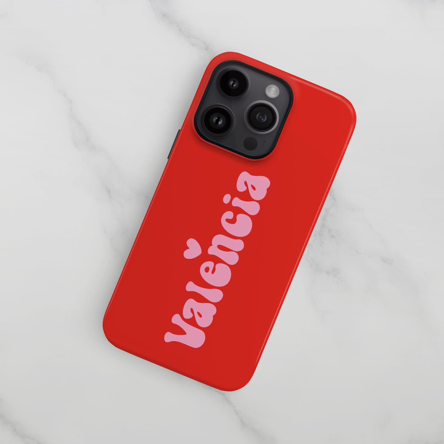 Red Personalised Retro Name Case  Phone Case