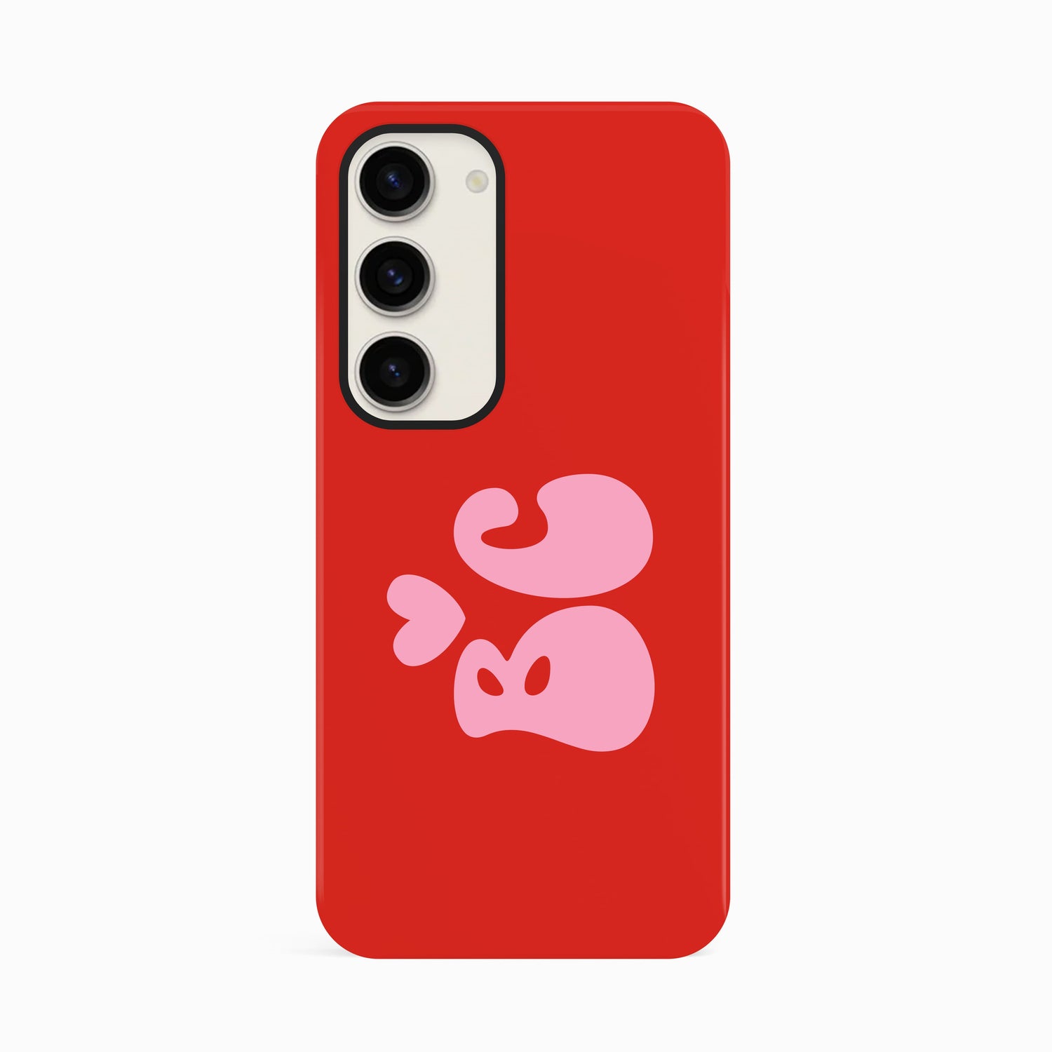 Red Personalised Retro Name Case Samsung Galaxy S23 Phone Case