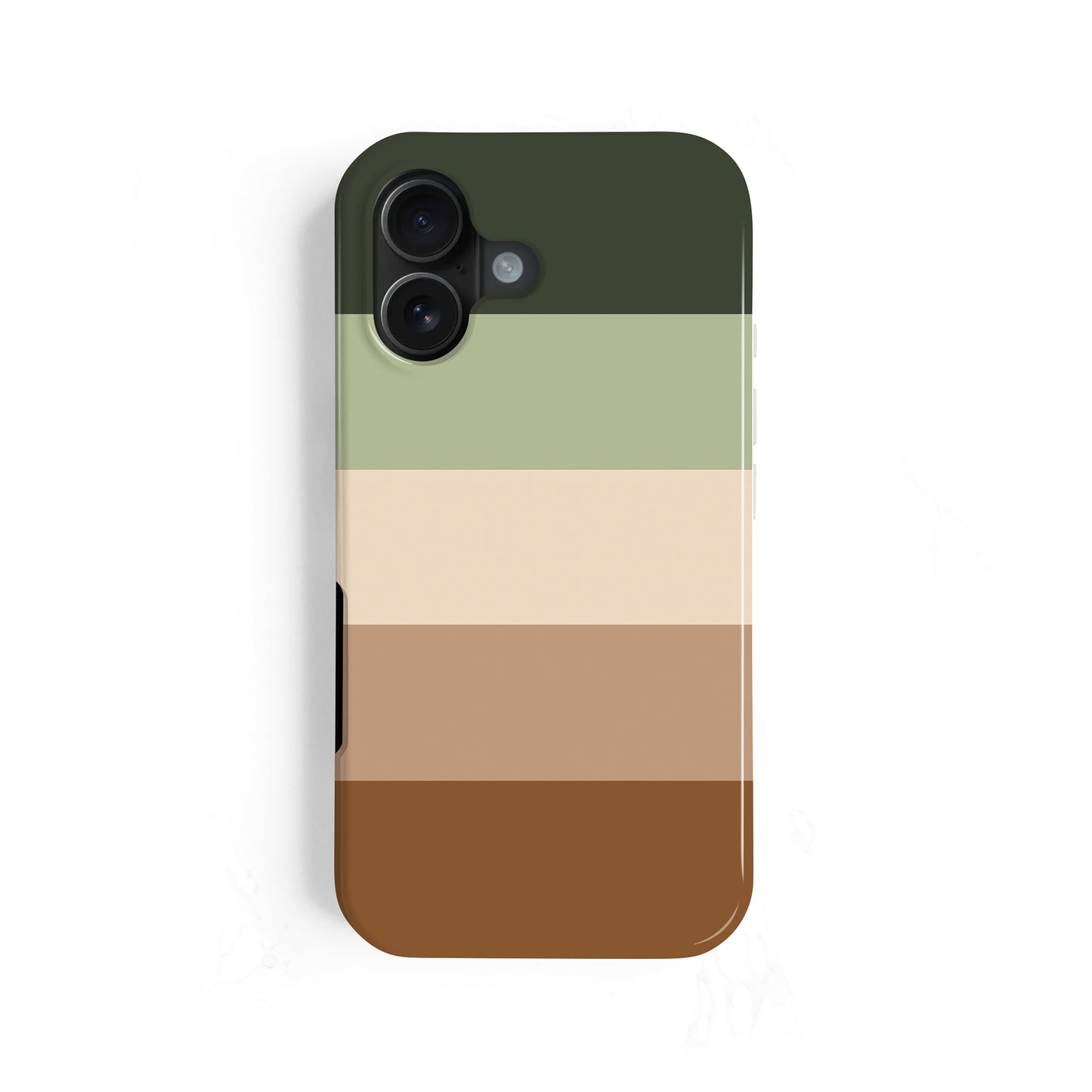 Custom Earth Tone Stripes Case