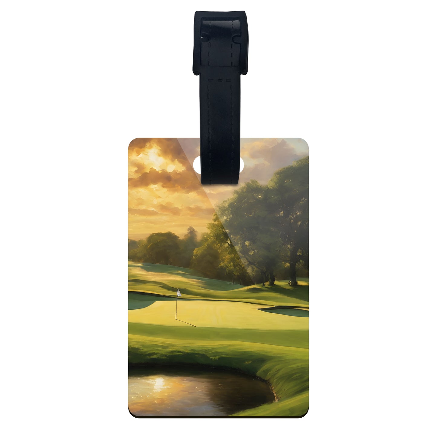 Personalised Golfer Luggage Tag  luggage tag