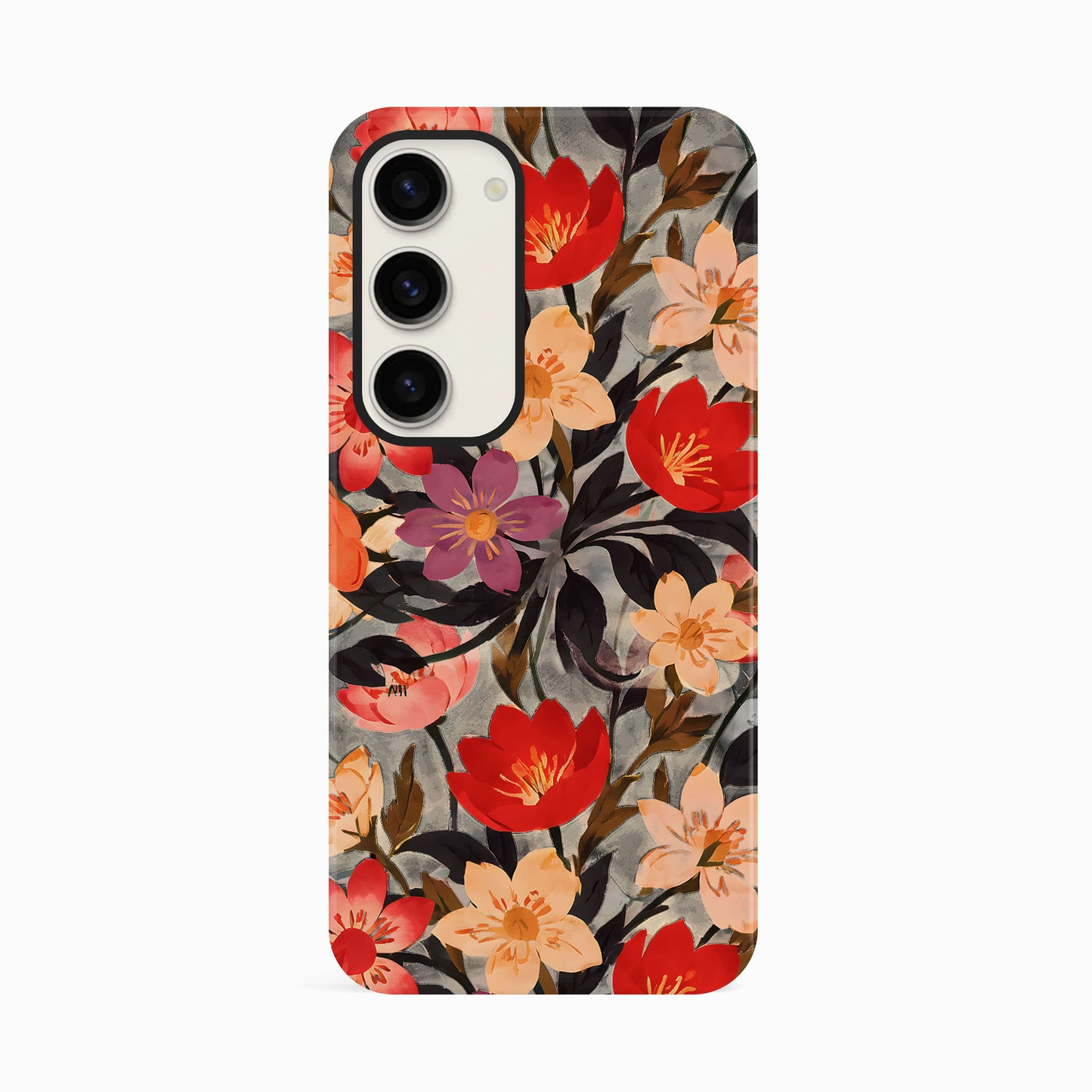 Japanese Floral Pattern Print Case Samsung Galaxy S23 Phone Case