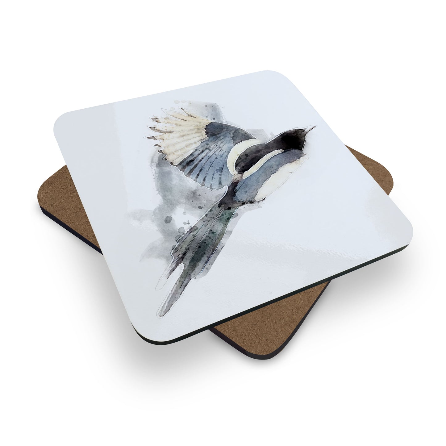 Personalised Magpie Coaster  Coaster