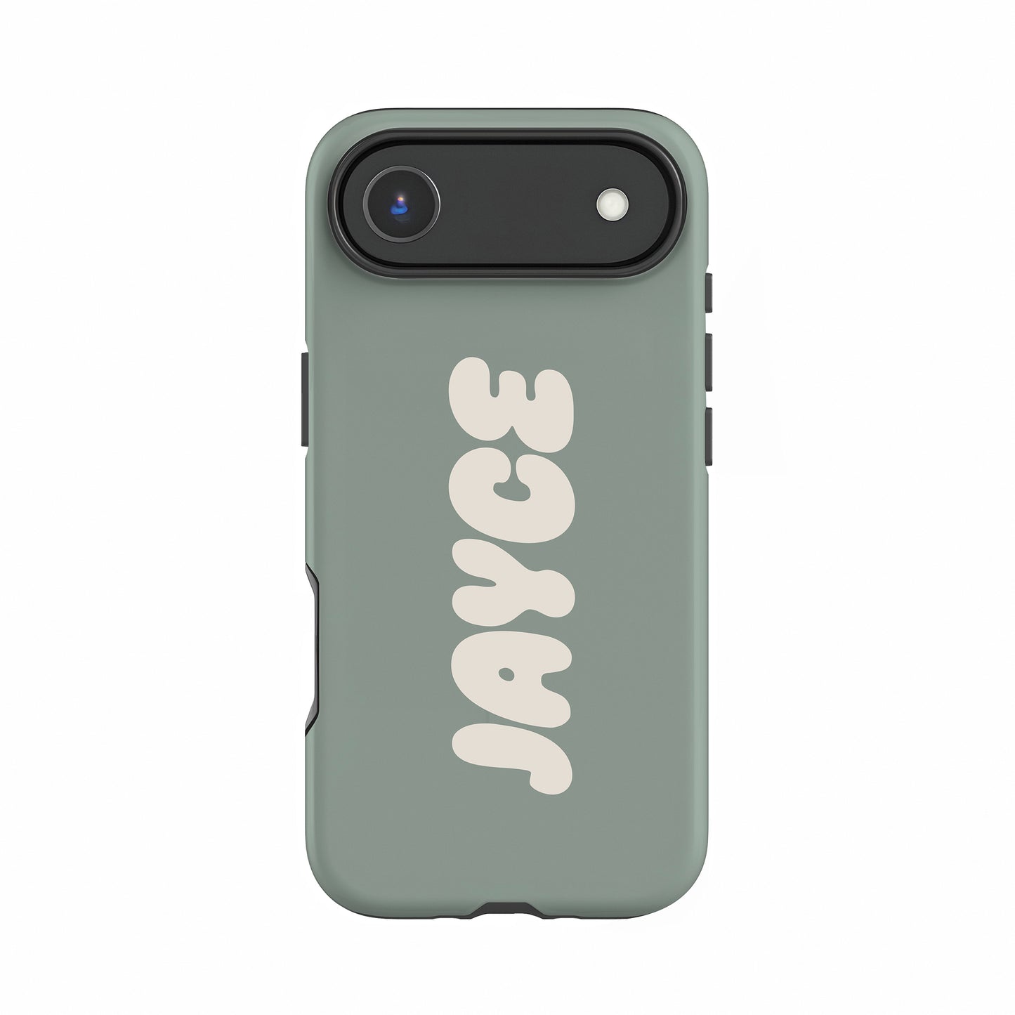 Custom Olive Bubble Name Case iPhone 17 Air Phone Case