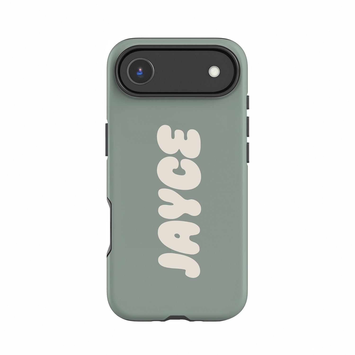 Custom Olive Bubble Name Case iPhone 17 Air Phone Case