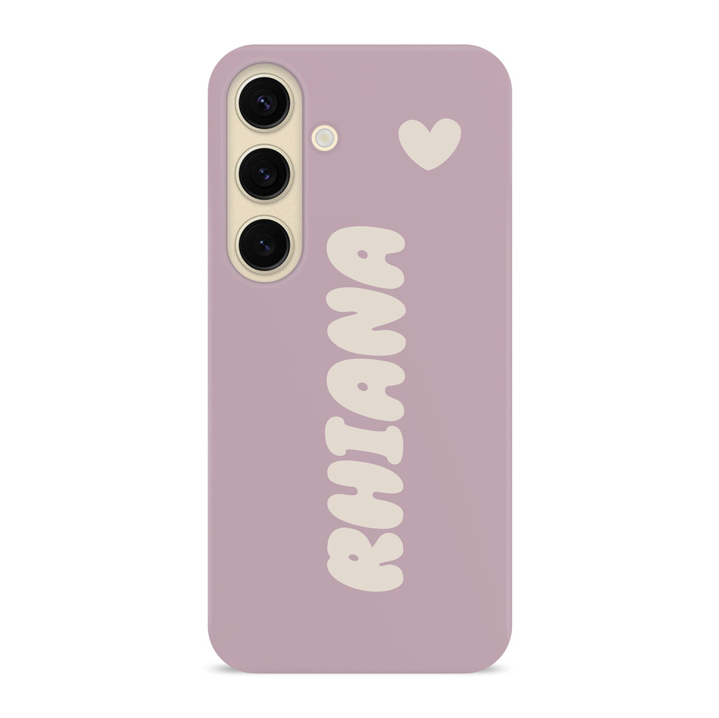 Custom Muted Pink Bubble Name Case Phone Case