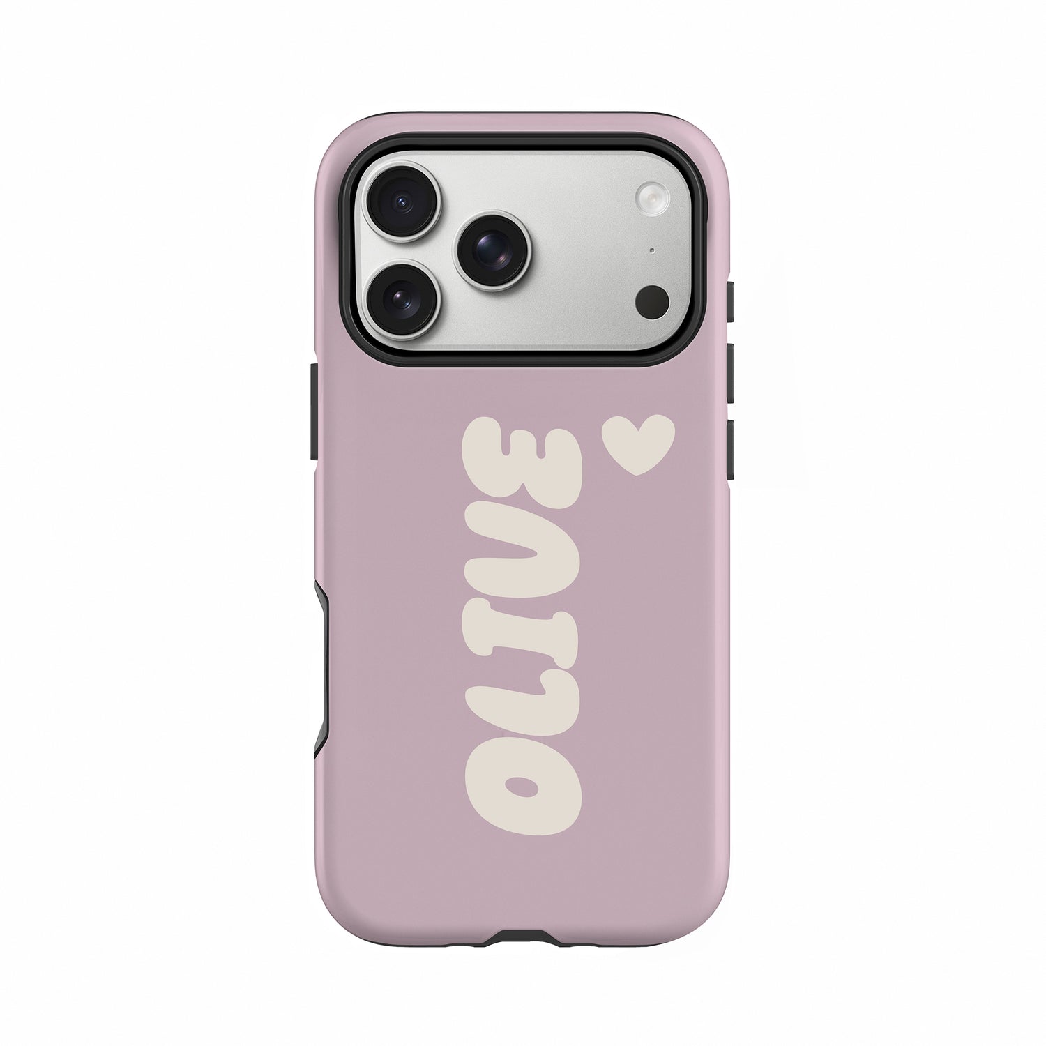 Custom Muted Pink Bubble Name Case Rock Steady Cases Custom Muted Pink Bubble Name Case Rock Steady Cases