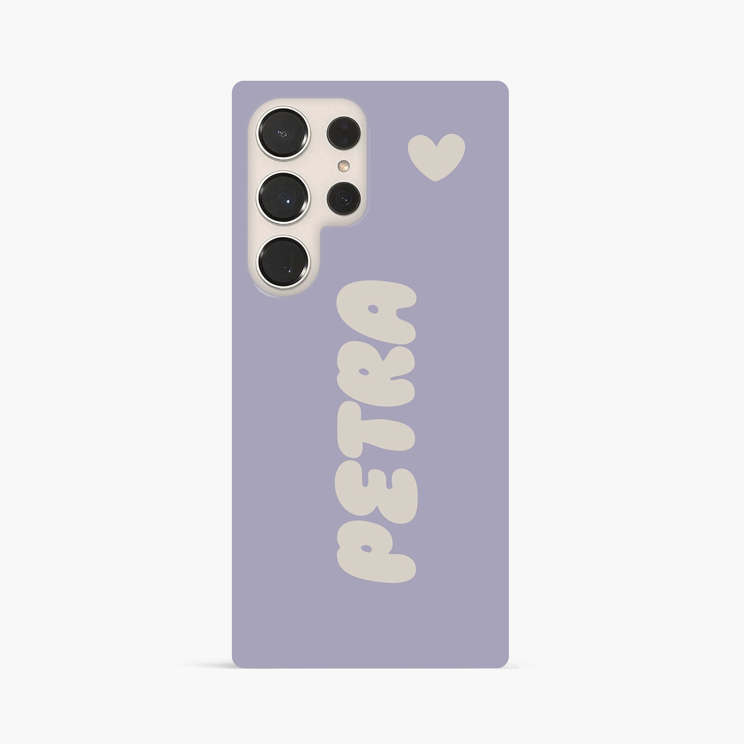 Custom Purple Bubble Name Case Phone Case