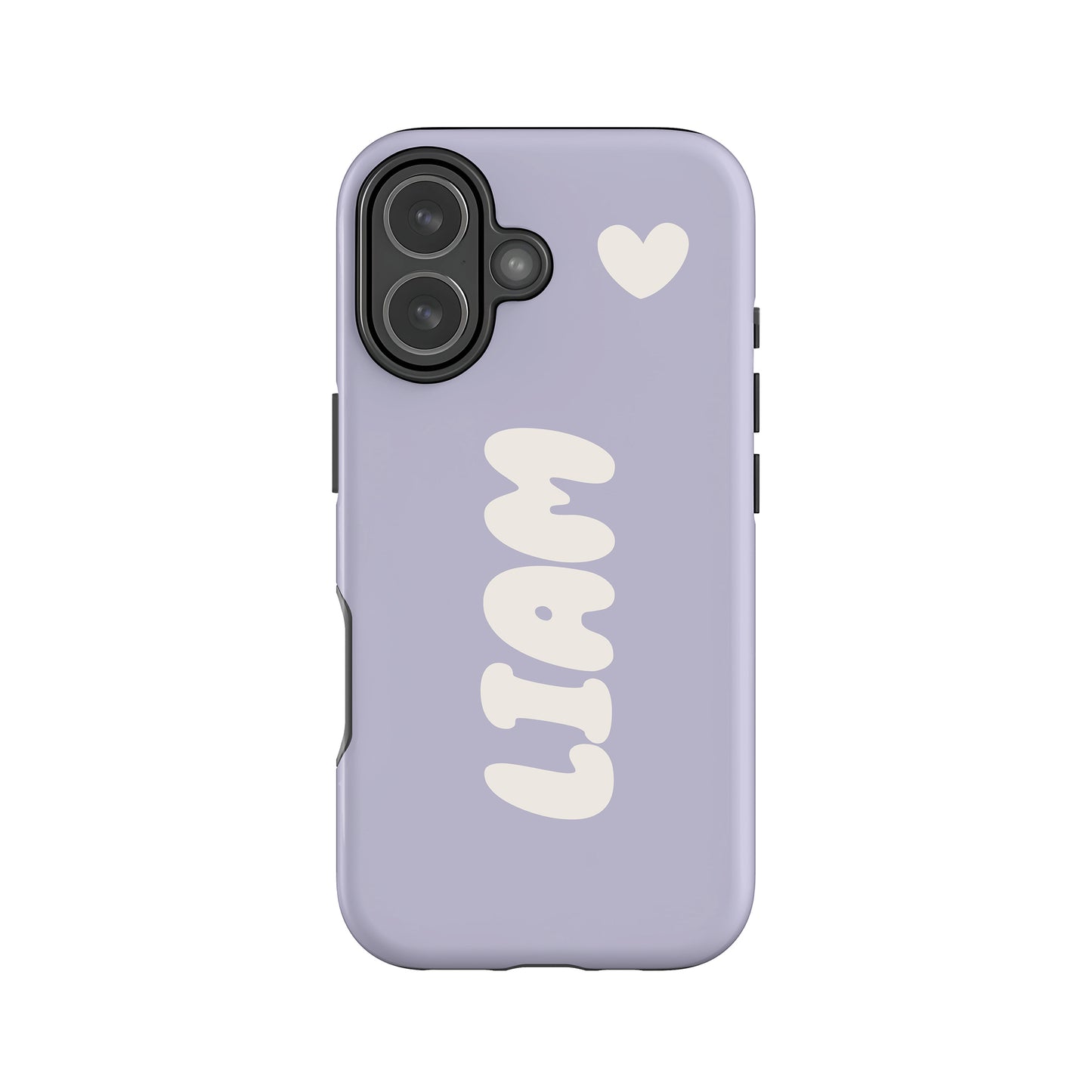 Custom Purple Bubble Name Case iPhone 17 Phone Case