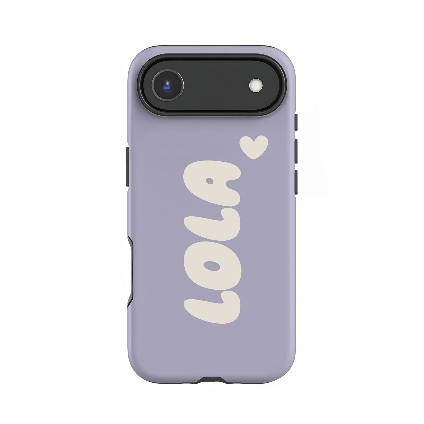 Custom Purple Bubble Name Case iPhone 17 Air Phone Case