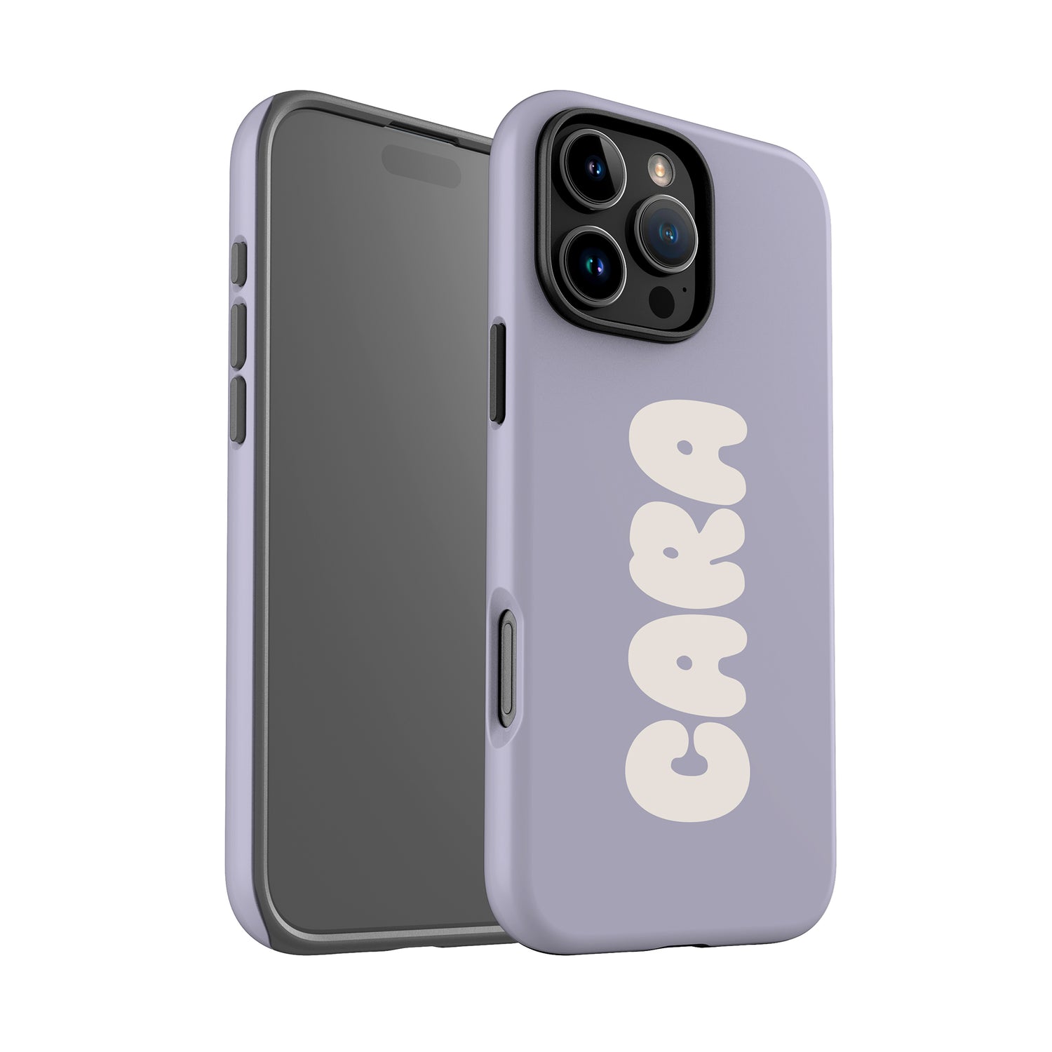 Custom Purple Bubble Name Case Phone Case