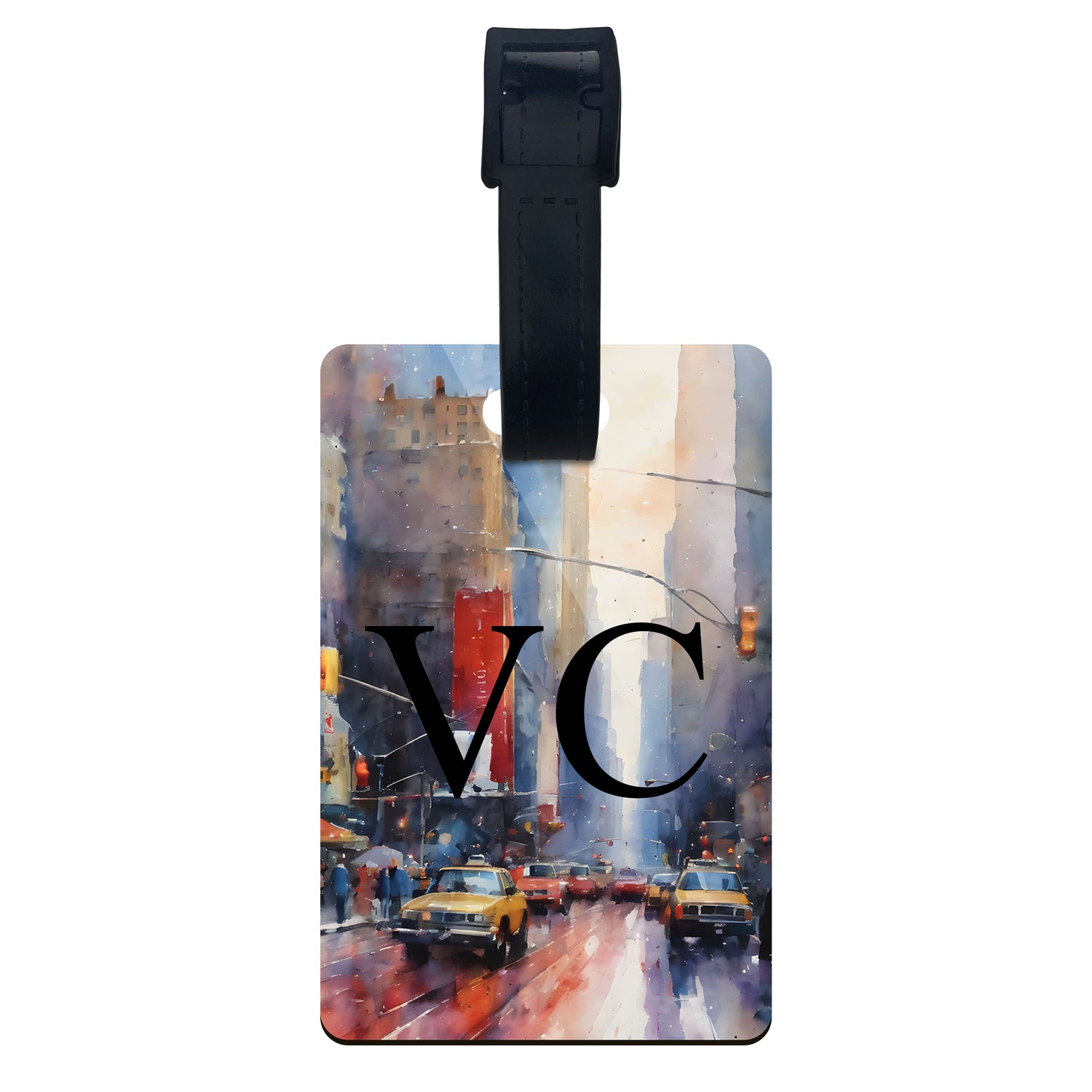 Personalised Initials New York Luggage Tag  luggage tag