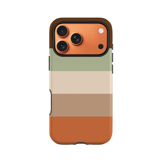 Chocolate Orange Stripe Case