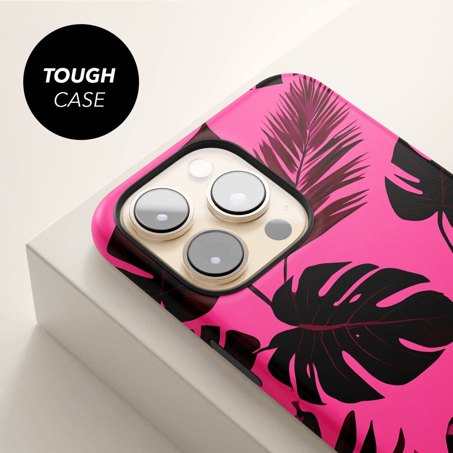 Personalised Pink Tropical Floral Case  Phone Case