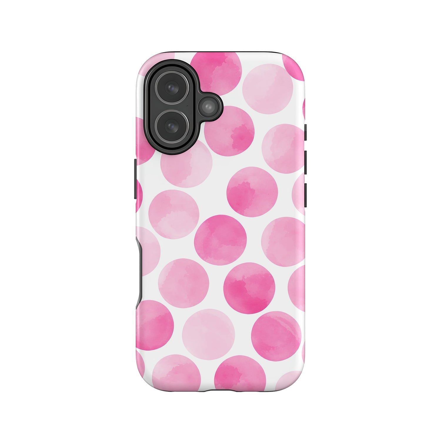 Abstract Pink Polka Dot Print Case iPhone 17 Phone Case