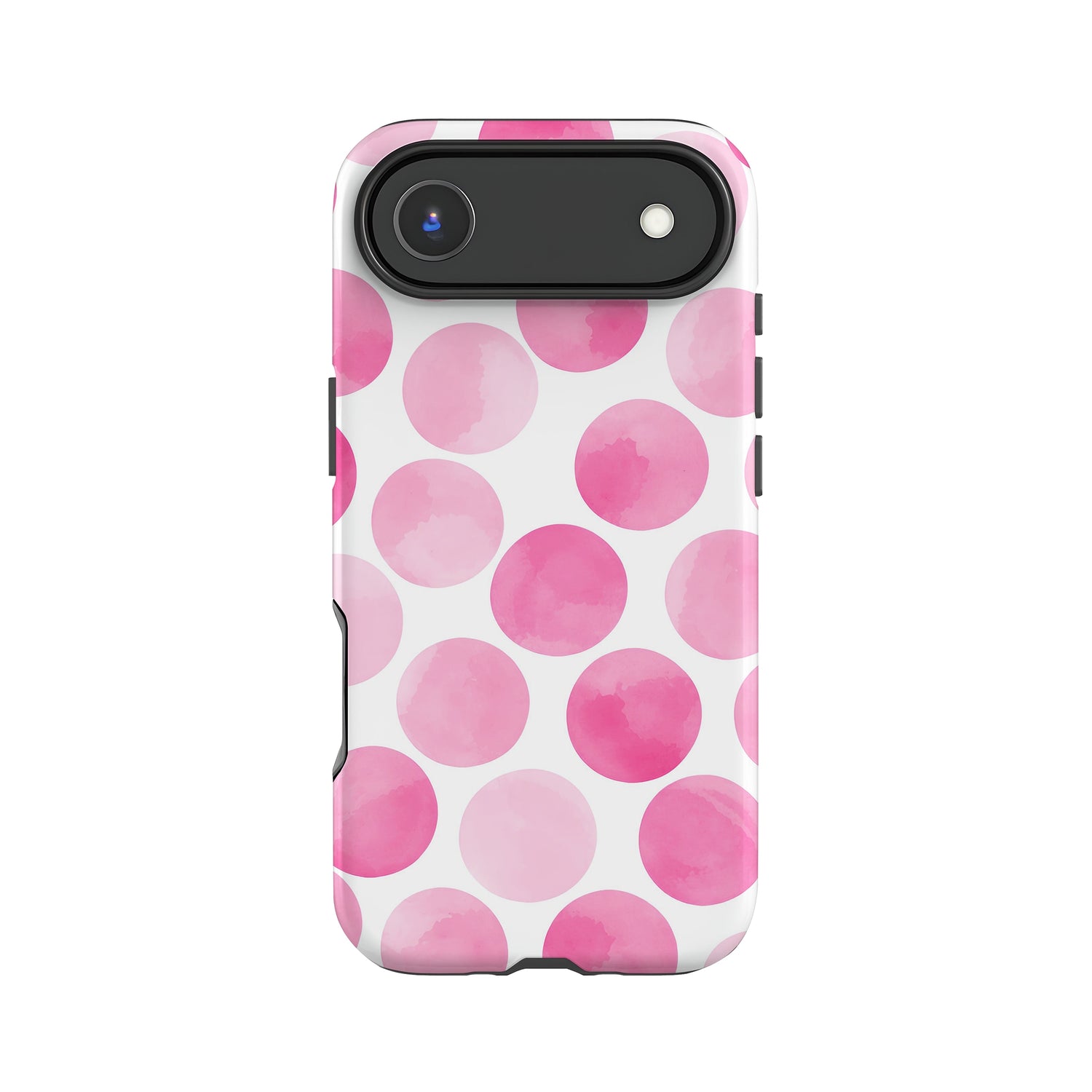 Abstract Pink Polka Dot Print Case iPhone 17 Air Phone Case