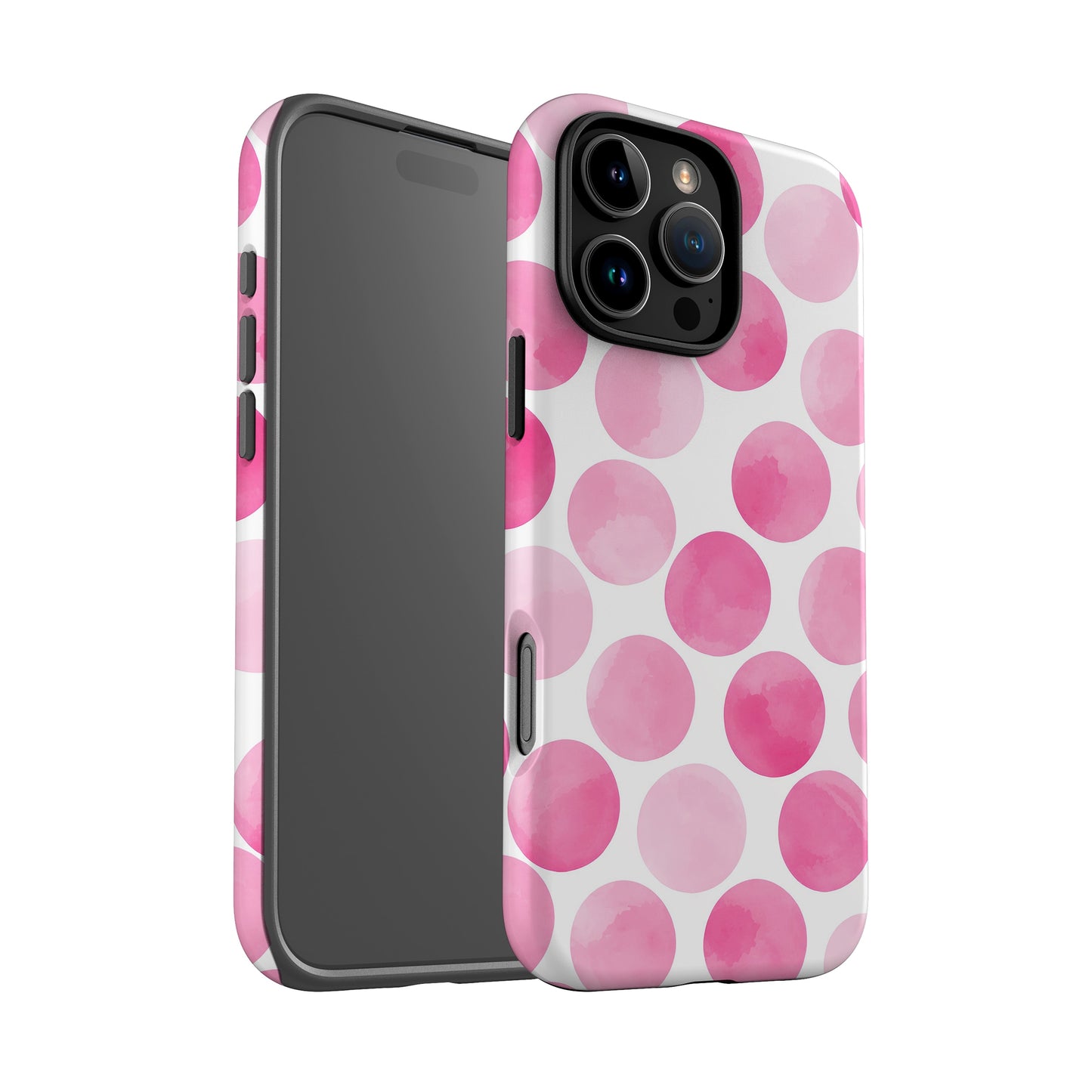 Abstract Pink Polka Dot Print Case Phone Case