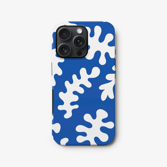 Royal Blue Abstract Matisse Phone Case Phone Case