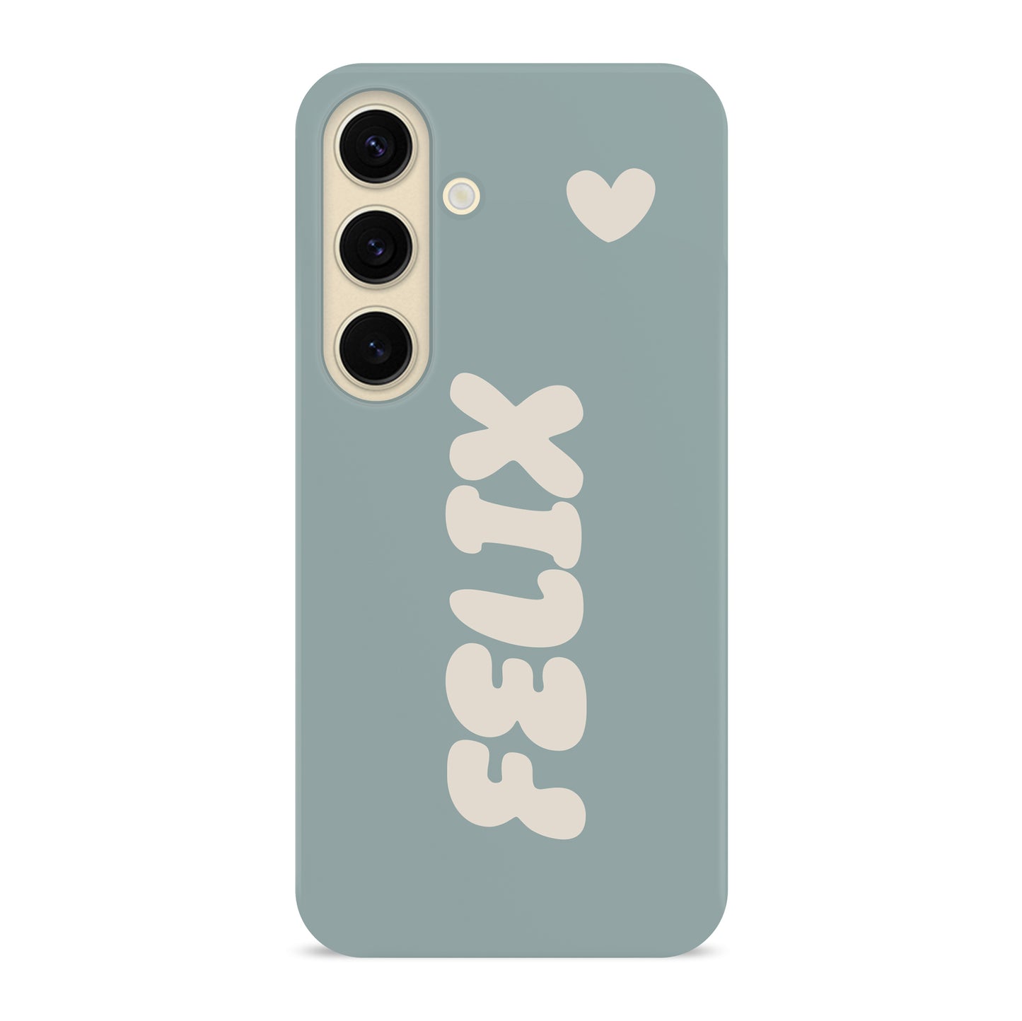 Blue Custom Bubble Name Case Phone Case