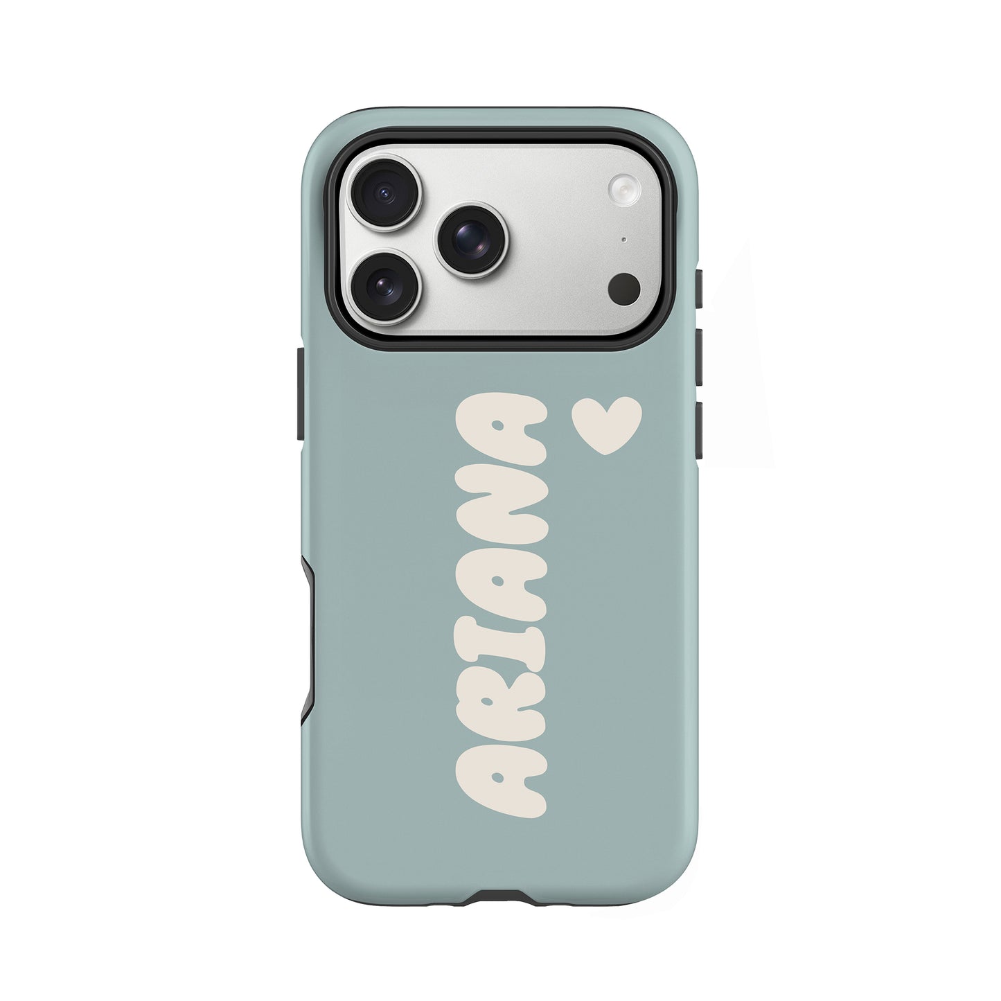 Blue Custom Bubble Name Case iPhone 17 Pro Phone Case