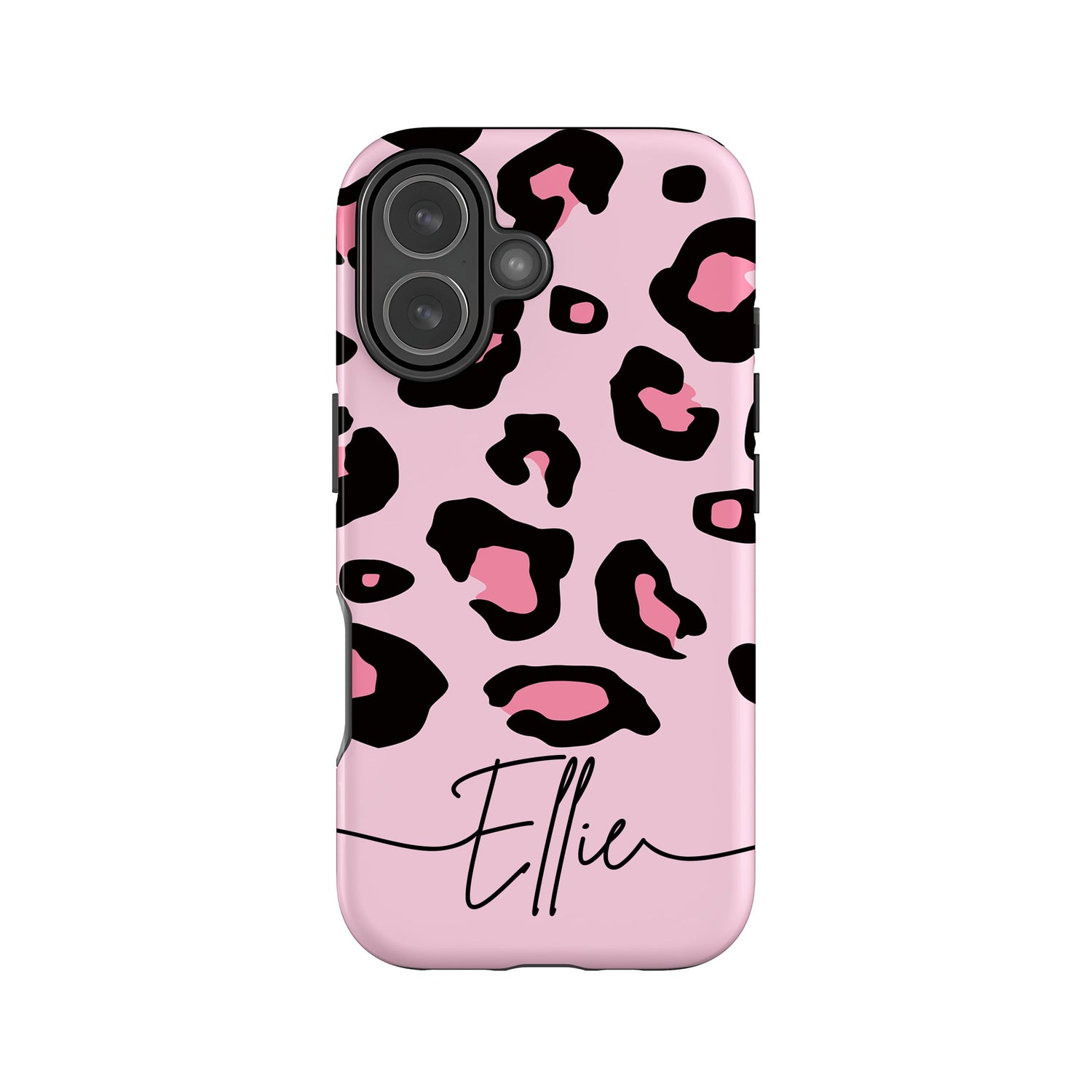 Pink Bubblegum Personalised Leopard Print Case Phone Case