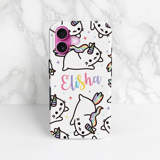 Personalised Caticorn Cat Unicorn Phone Case  Phone Case