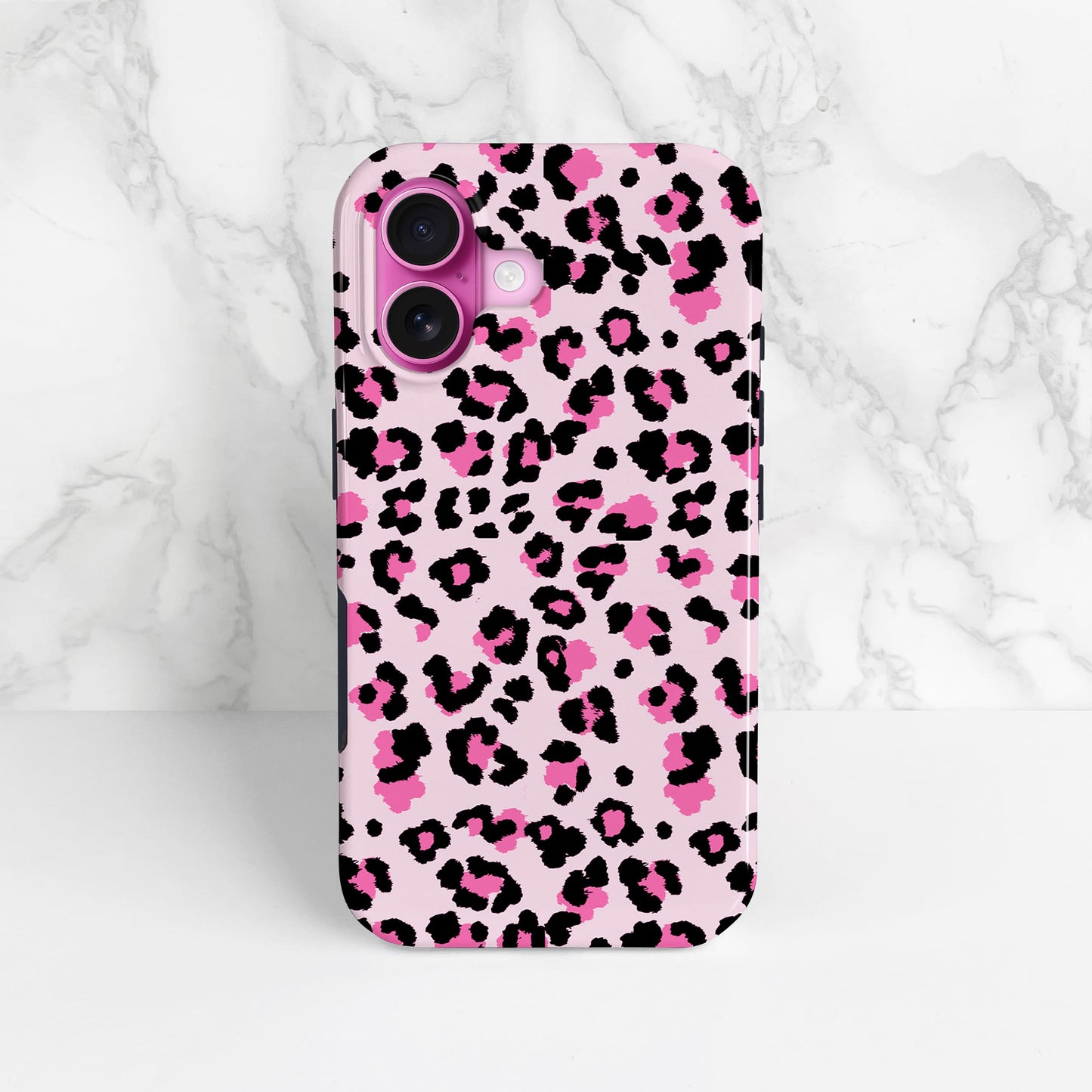 Pink Micro Leopard Print Pattern Case  Phone Case