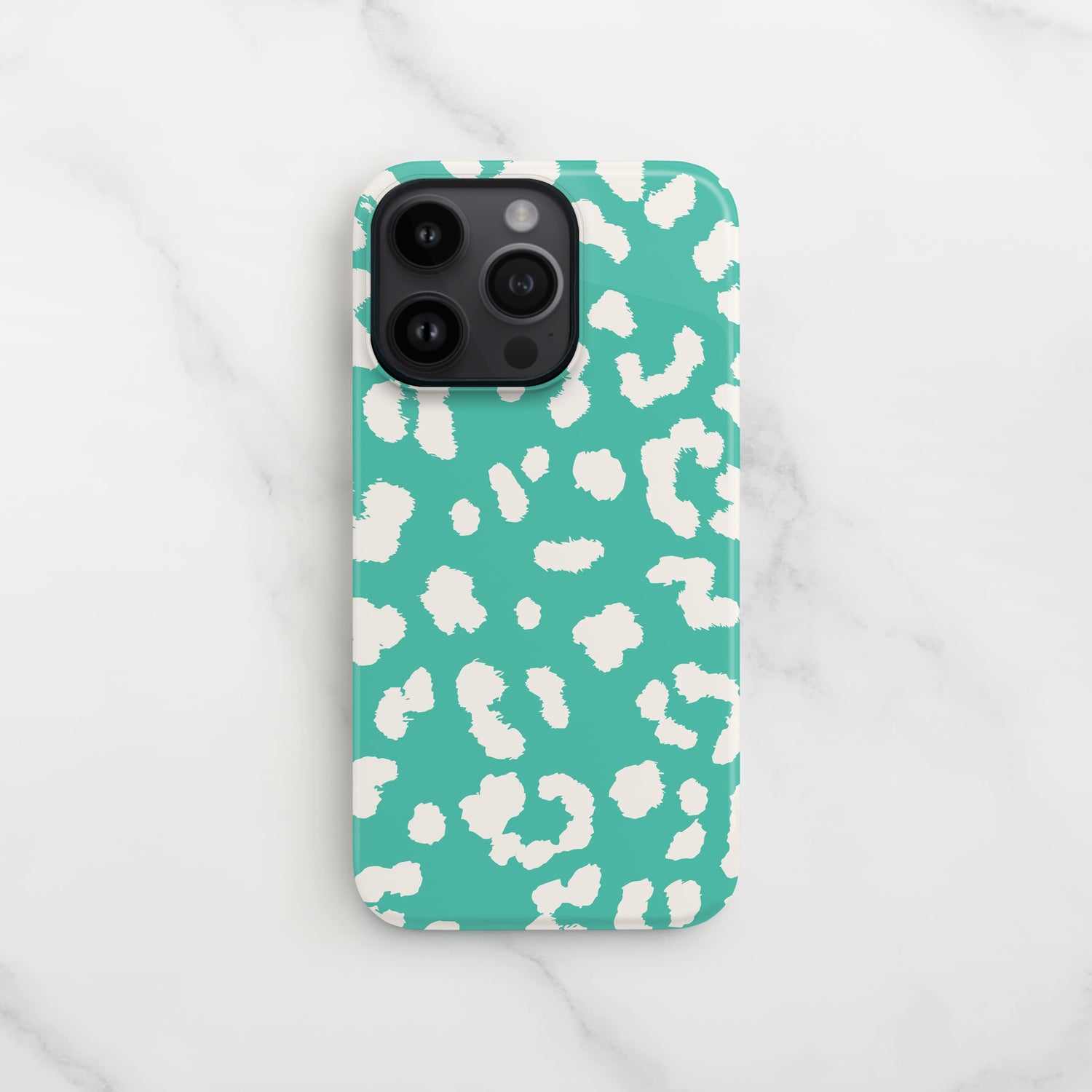 Abstract Aquatic Blue Leopard Print Case  Phone Case