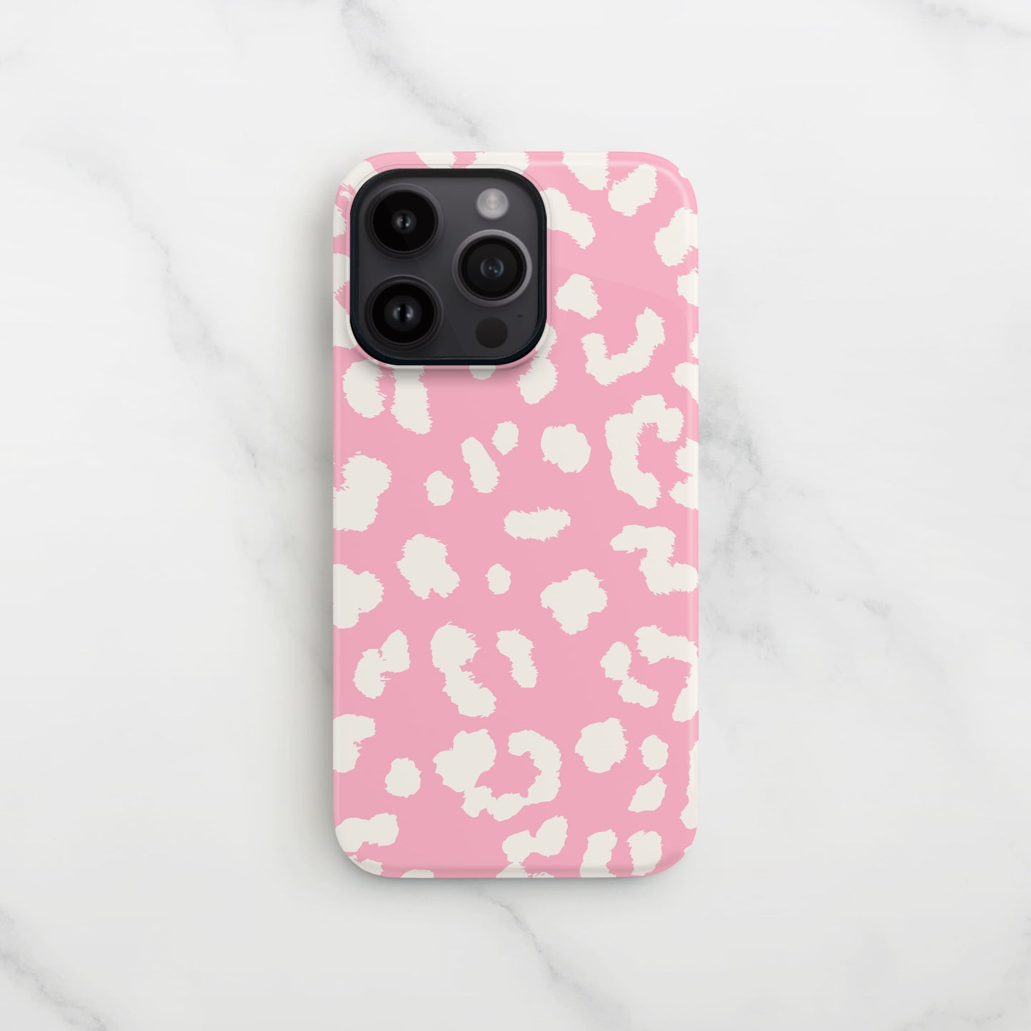 Abstract Baby Pink Leopard Print Case  Phone Case