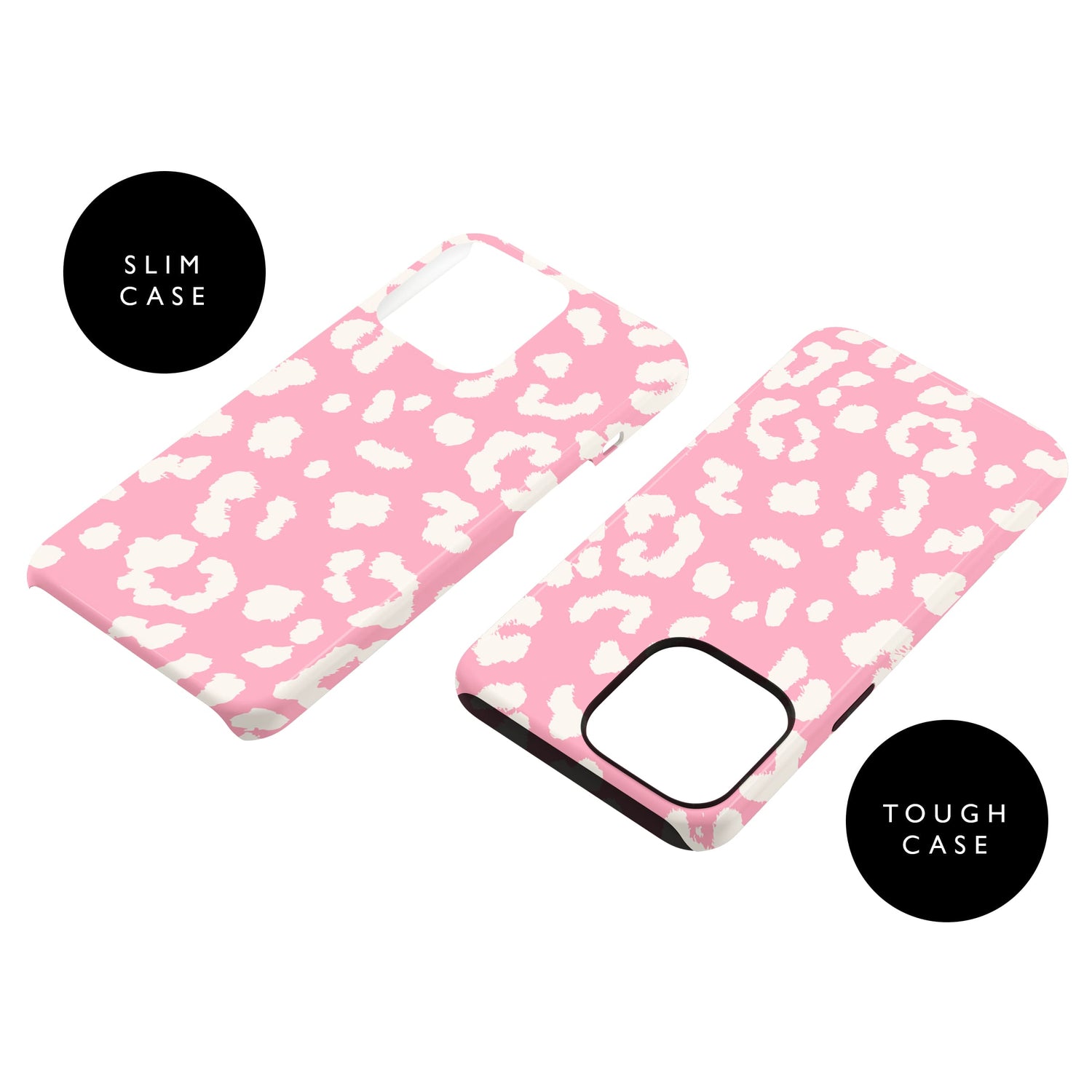 Custom Name Pink Cloud Leopard Print Case  Phone Case