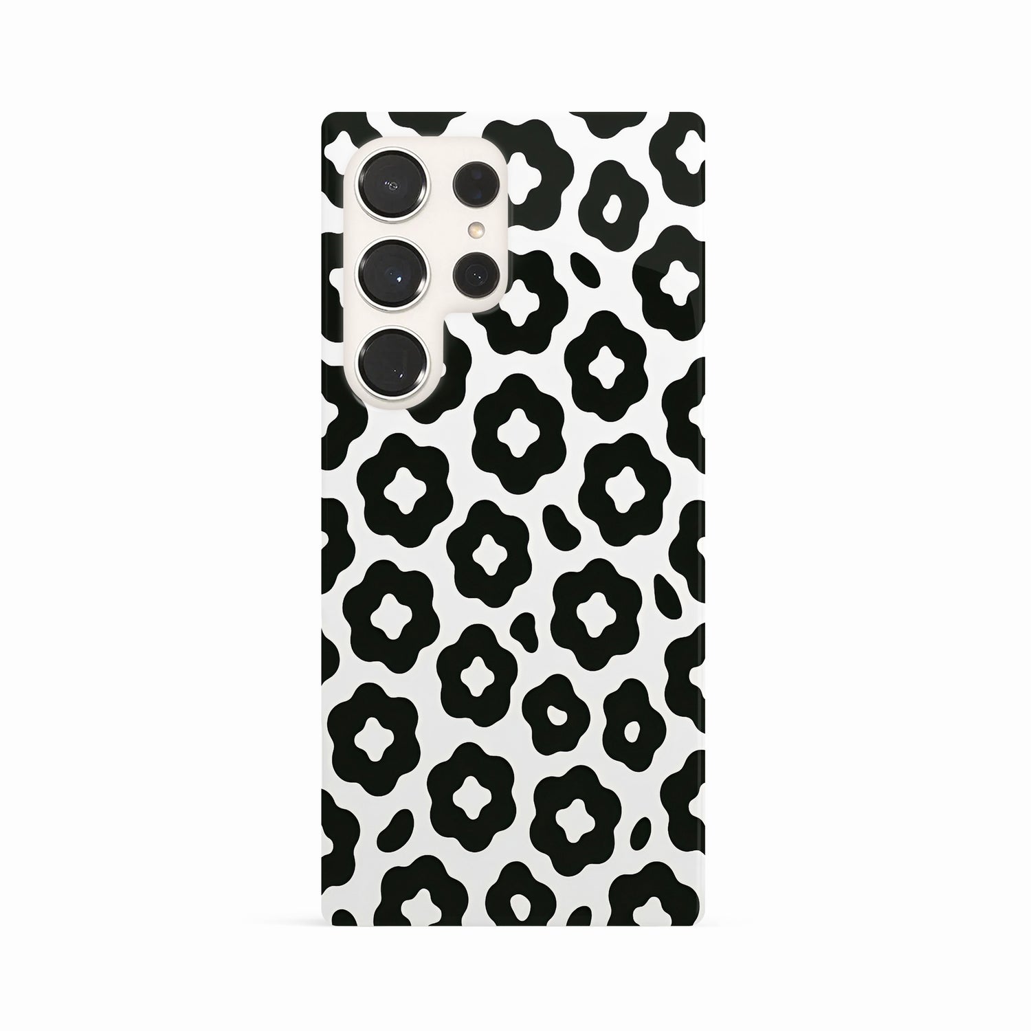 Abstract Black White Leopard Print Case Phone Case
