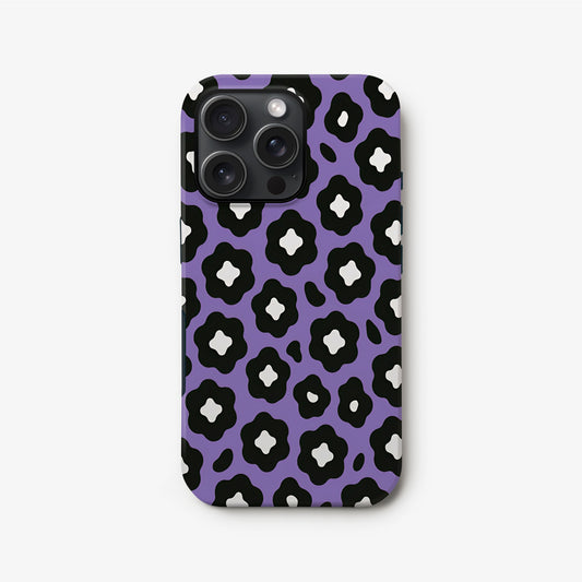 Abstract Bold Purple Leopard Print Case Phone Case