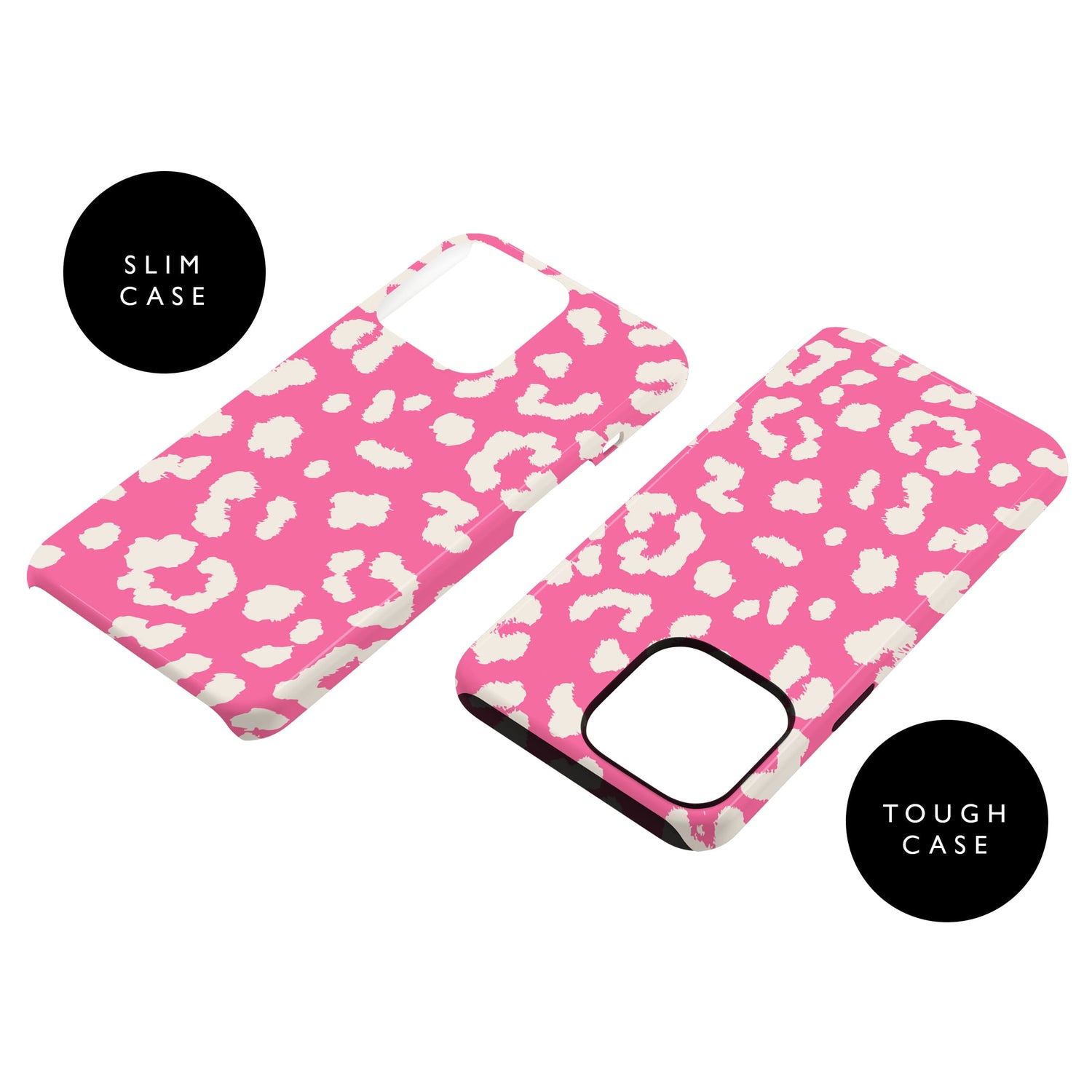 Abstract Candy Pink Leopard Print Case  Phone Case