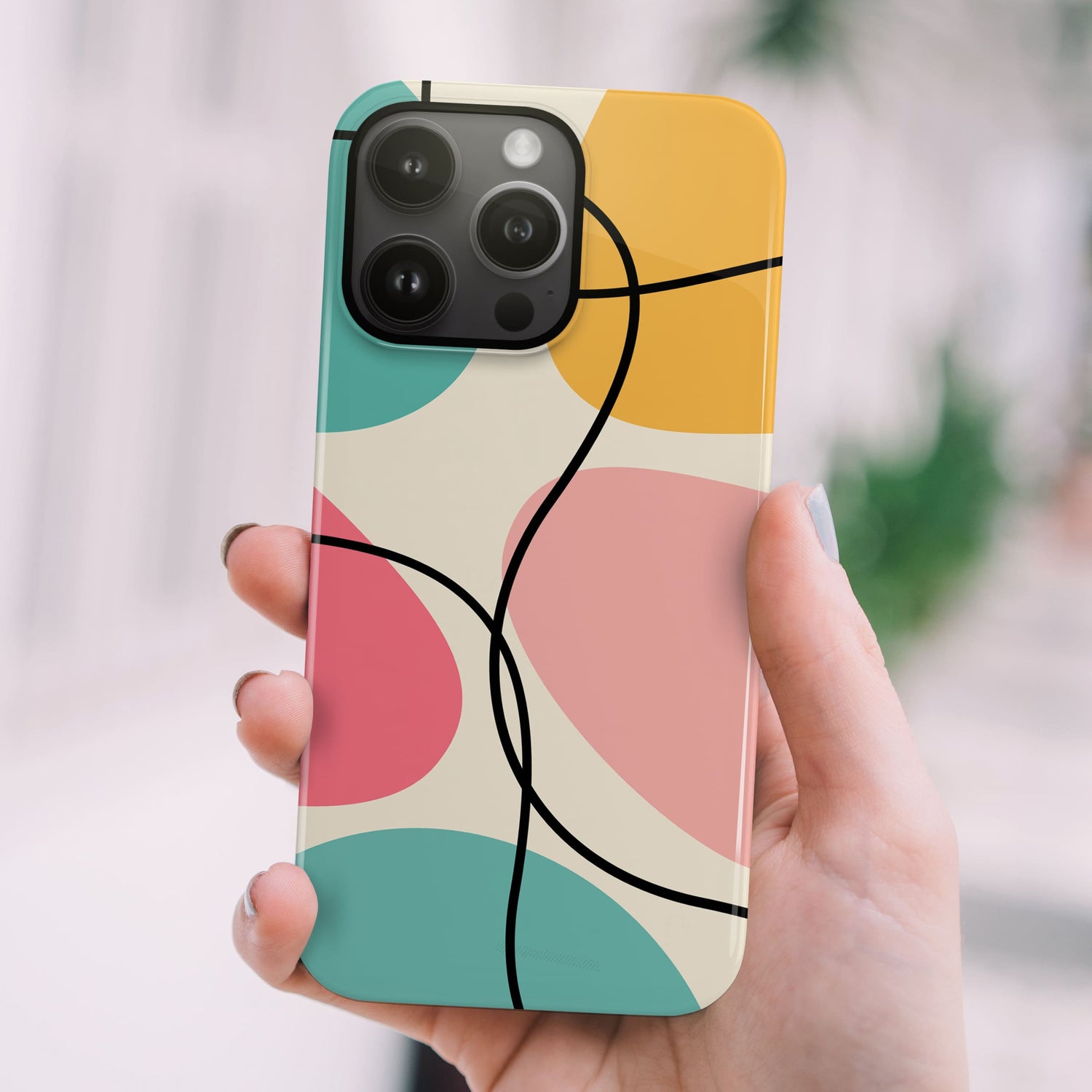 Abstract Colour Block Pattern Case  Phone Case