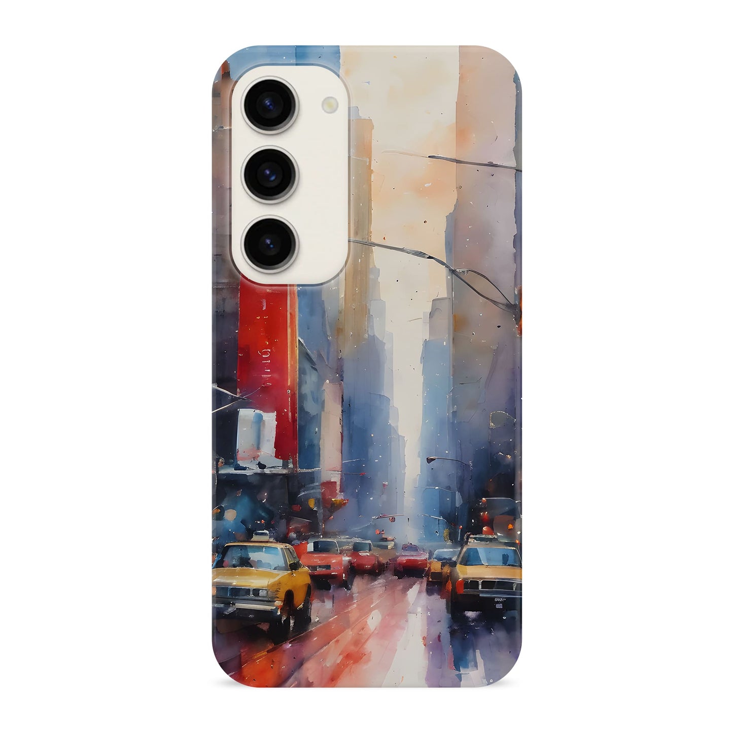 Abstract New York City Print Case Samsung Galaxy S23 Phone Case