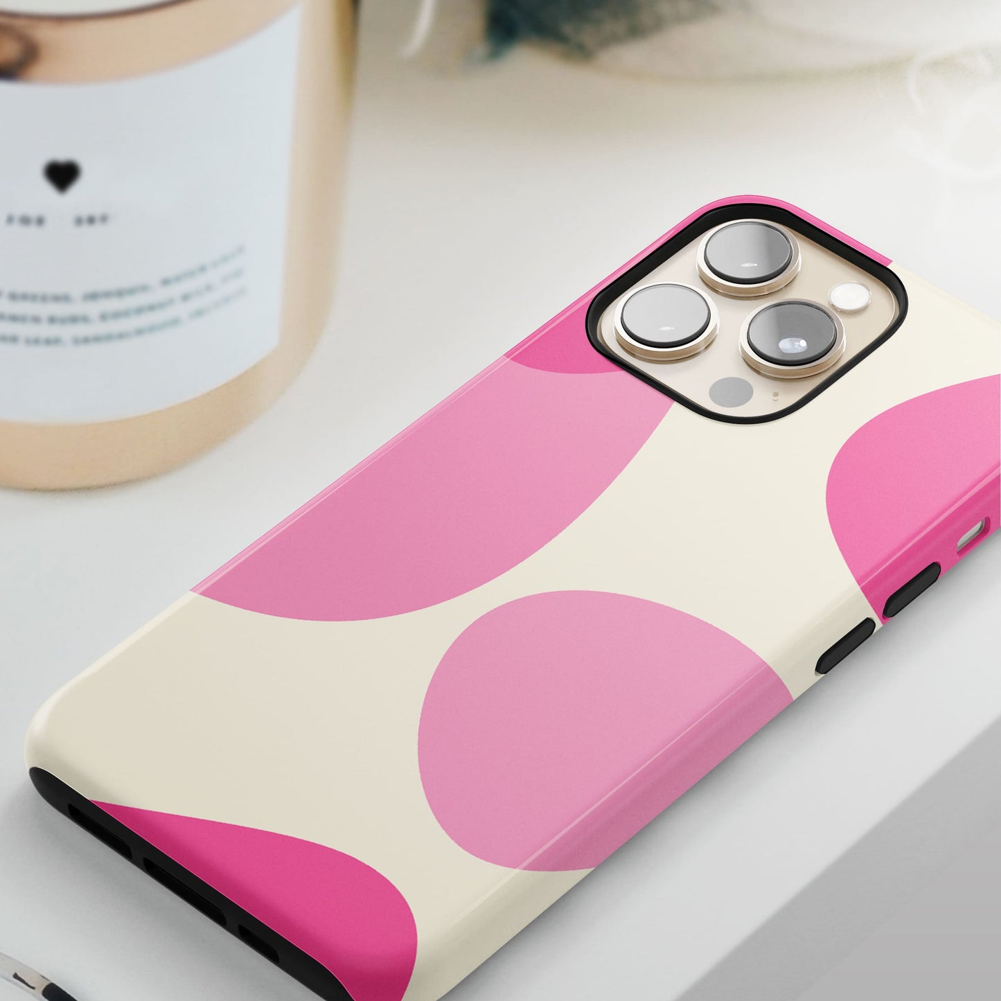 Abstract Pink Colour Block Personalised Case  Phone Case