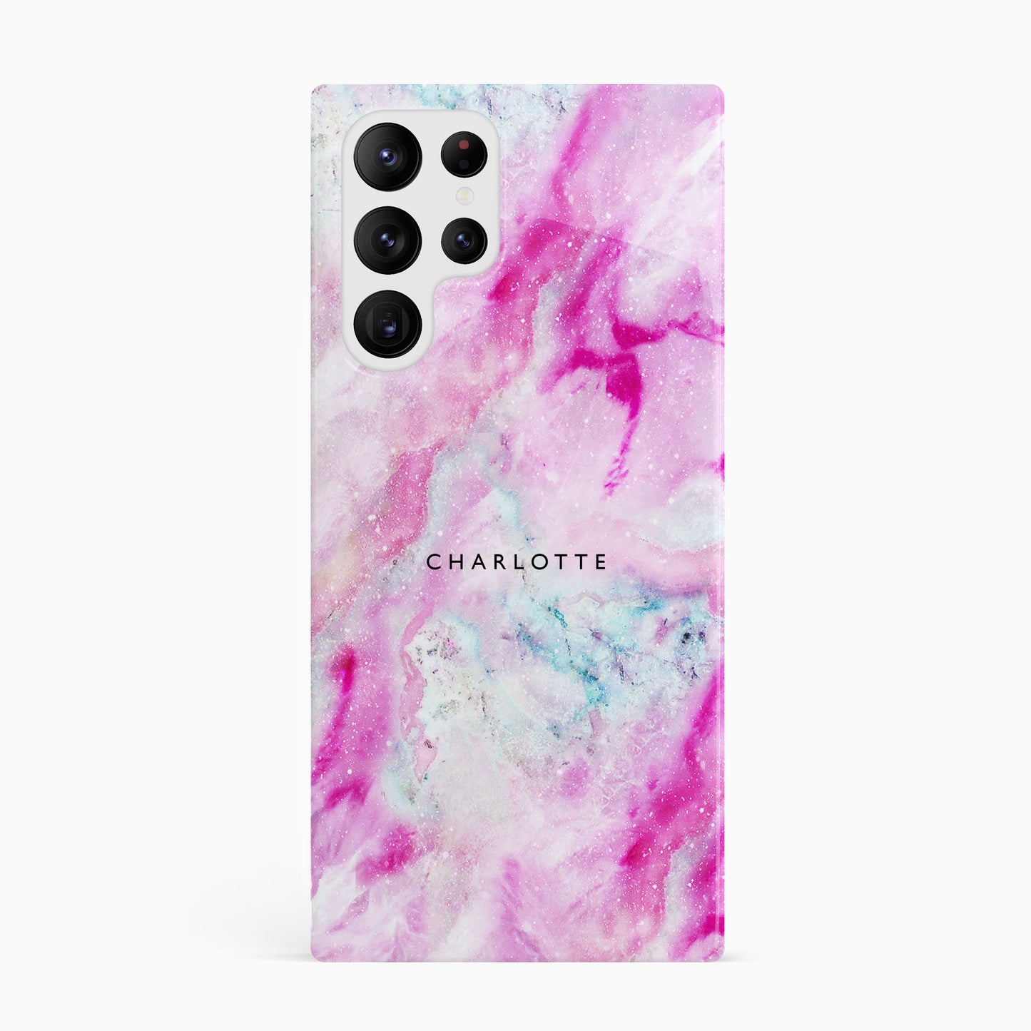 Abstract Pink Marble Custom Case Samsung Galaxy S23 Ultra Phone Case