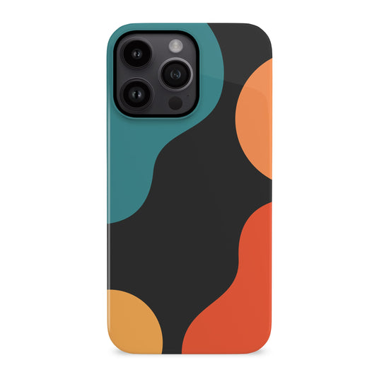 Abstract Minimalist Primary Colour Block Case iPhone 14 Phone Case