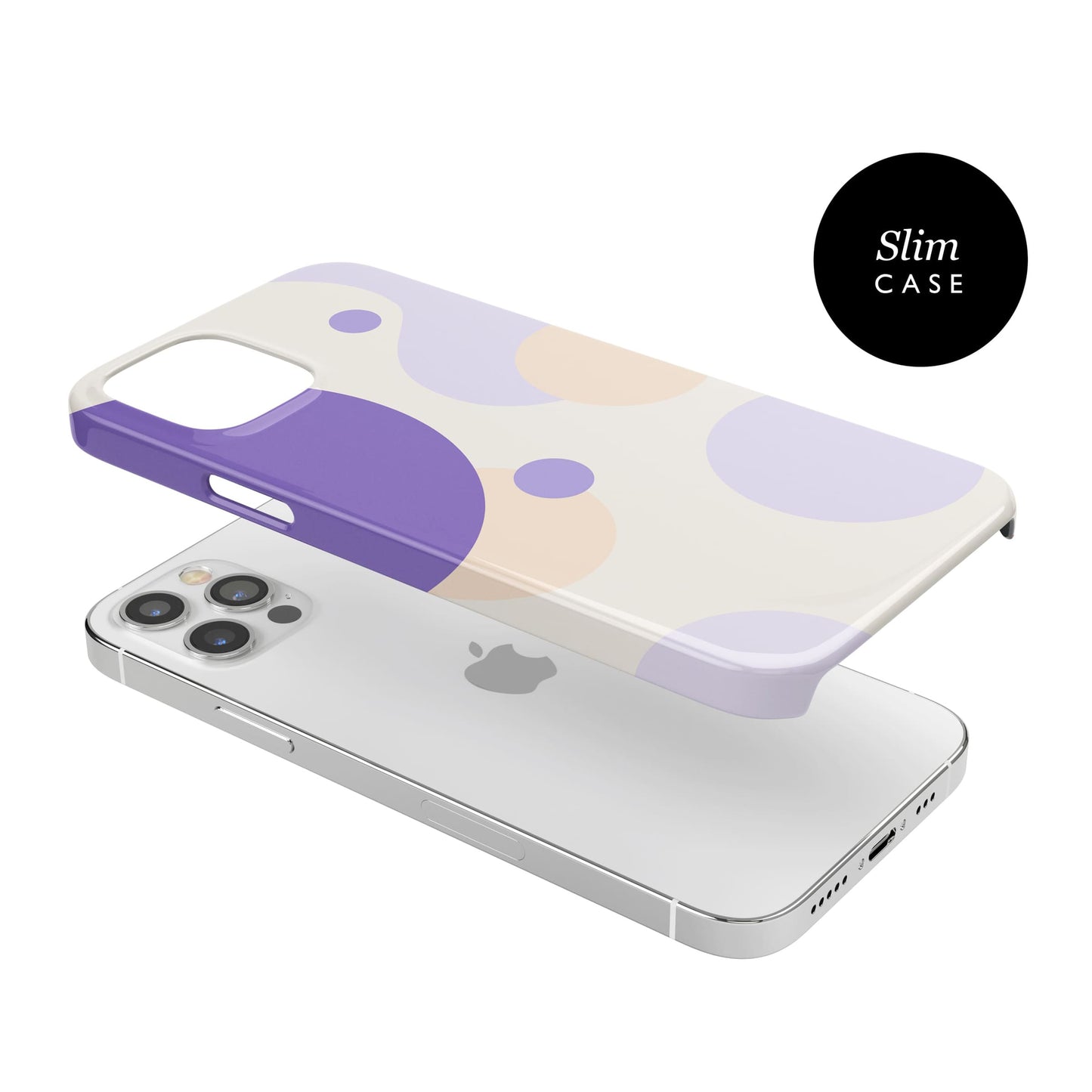 Abstract Purple Spots Personalised Case  Phone Case