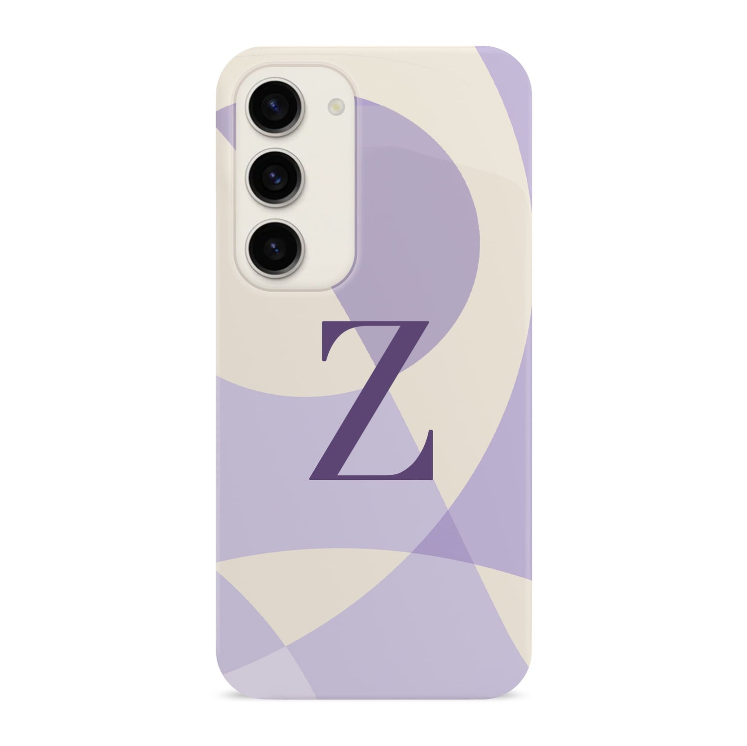 Personalised Abstract Purple Pattern Case Samsung Galaxy S23 Phone Case